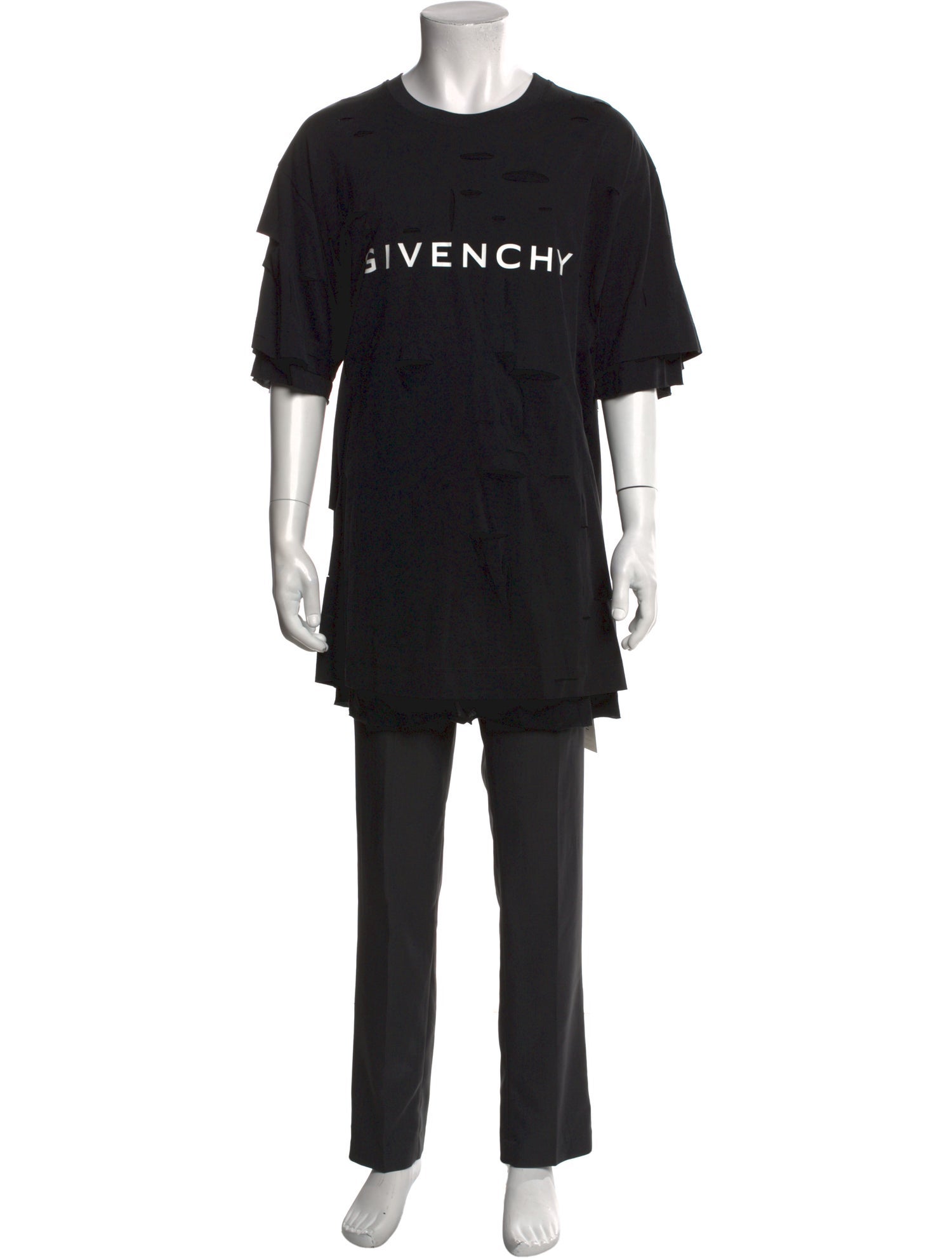 Givenchy Graphic Print Crew Neck T-Shirt