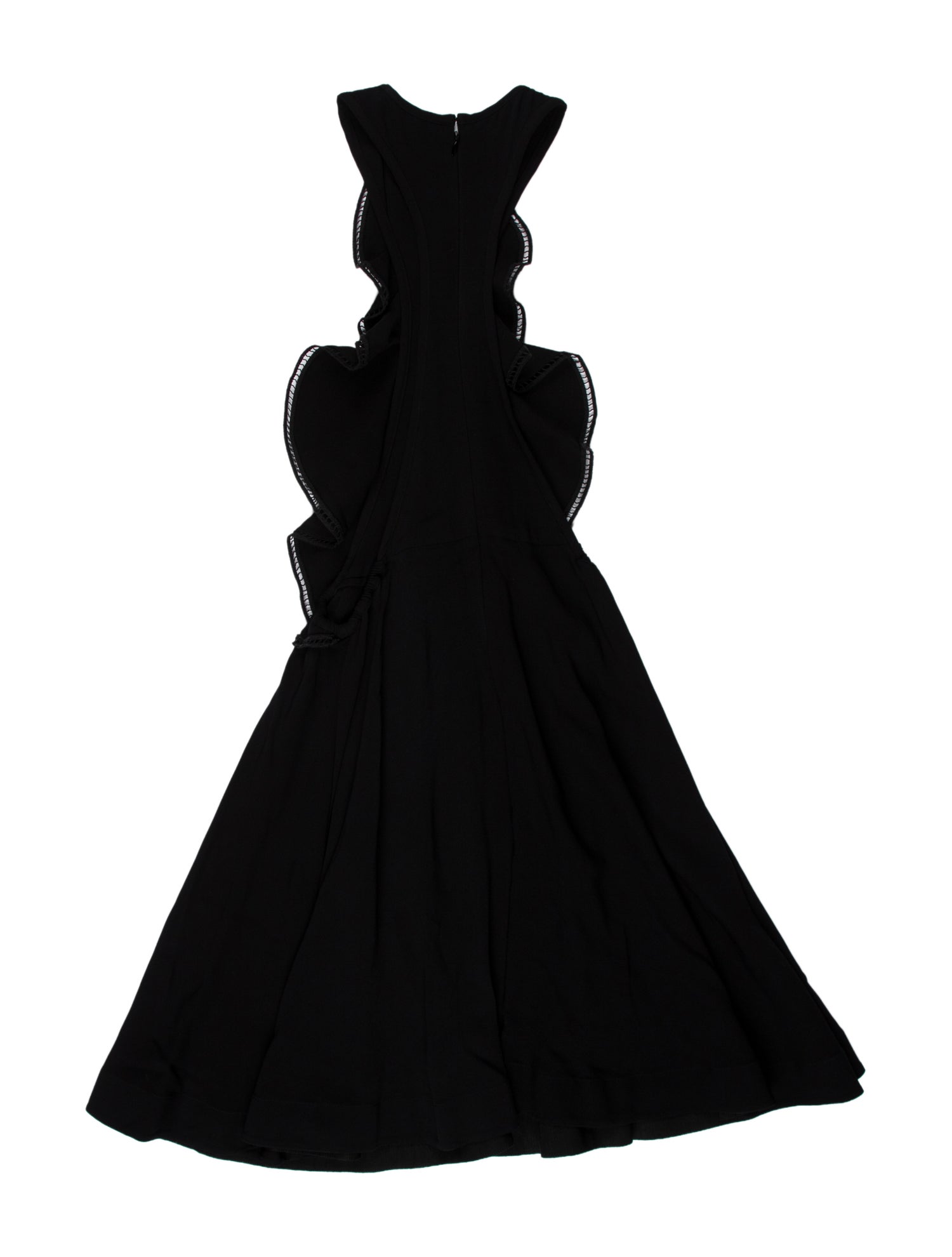 Givenchy Ruffle Embellishment Midi Length Skirt