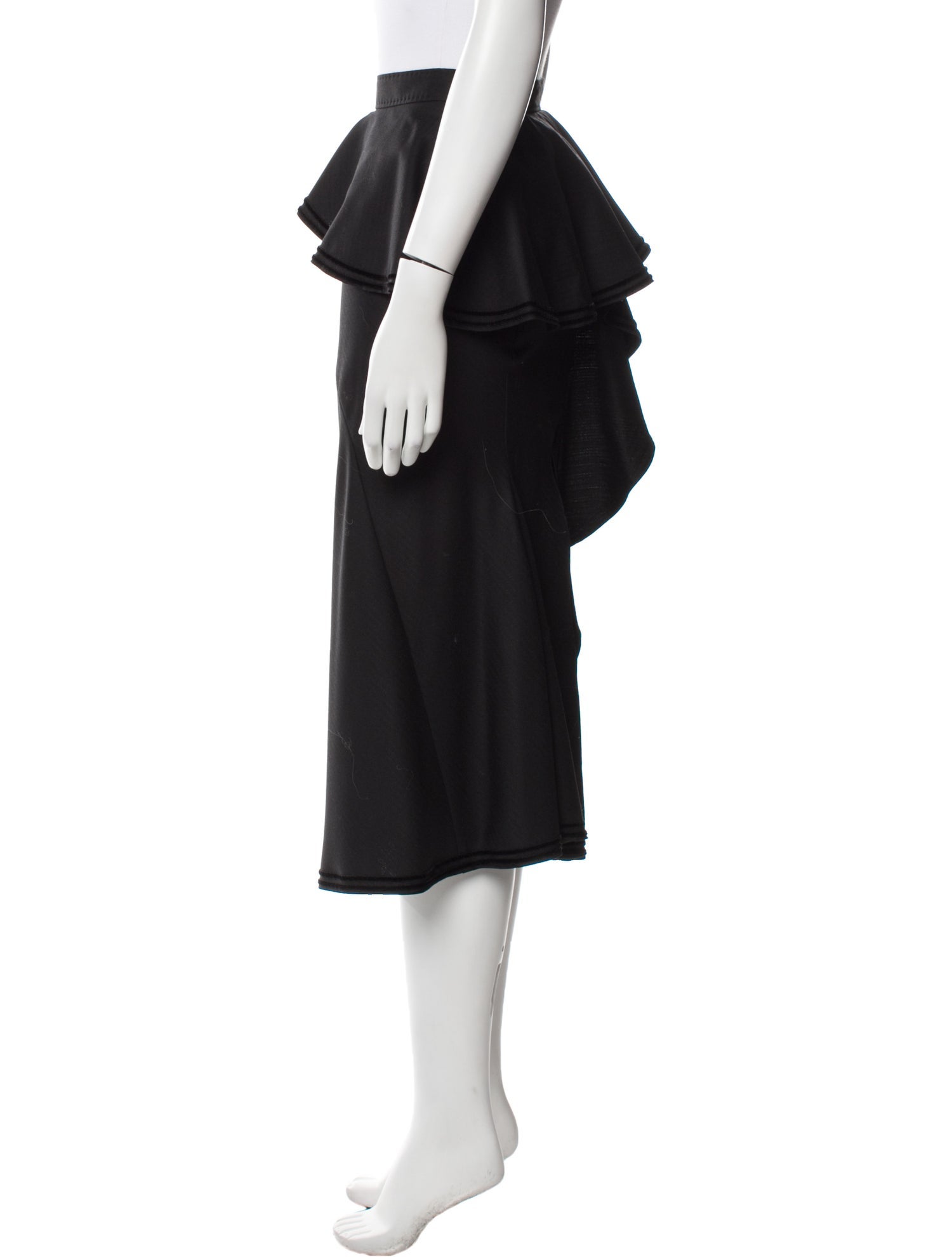 Givenchy Wool Midi Length Skirt