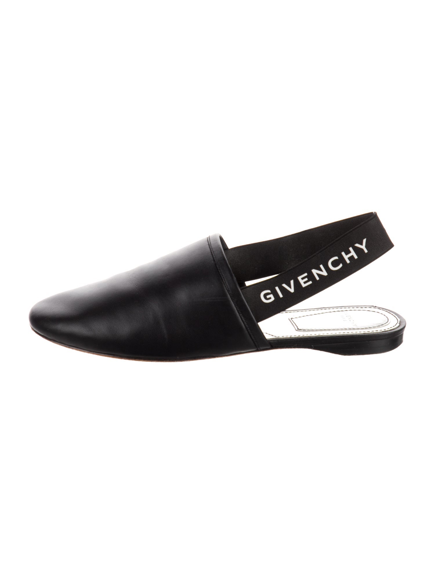 Givenchy Leather Slingback Flats