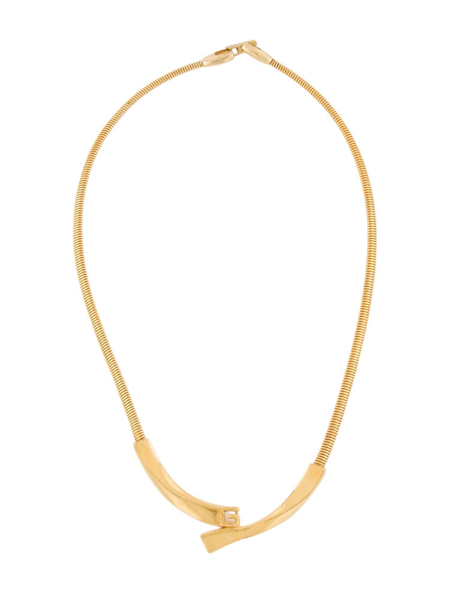 Givenchy Vintage G Choker Necklace