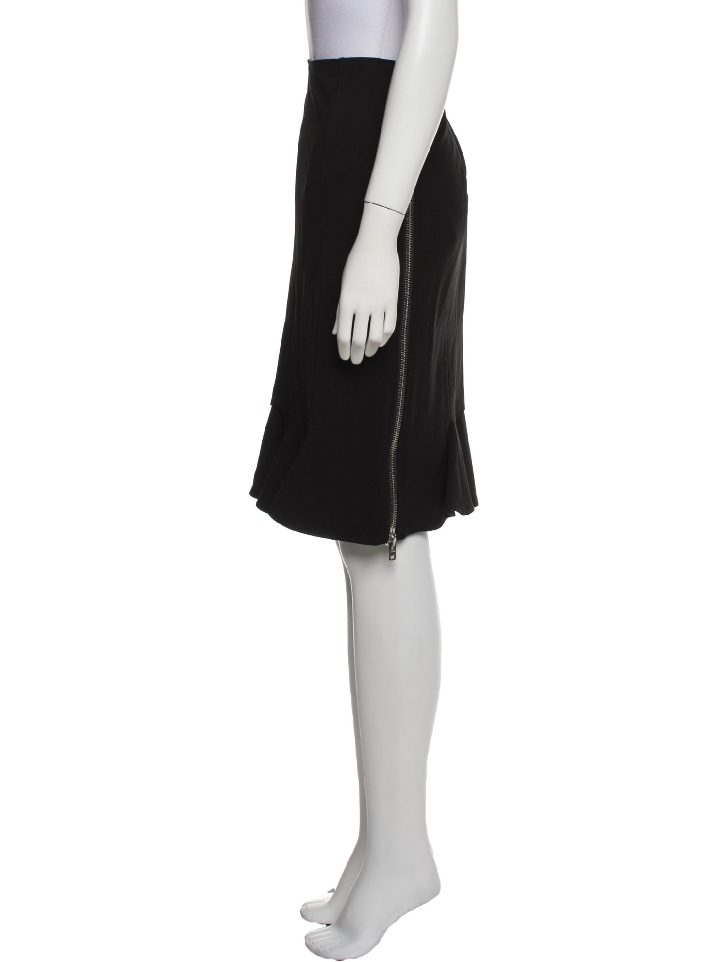 Givenchy Ruffle Embellishment Knee-Length Skirt w/ Tags