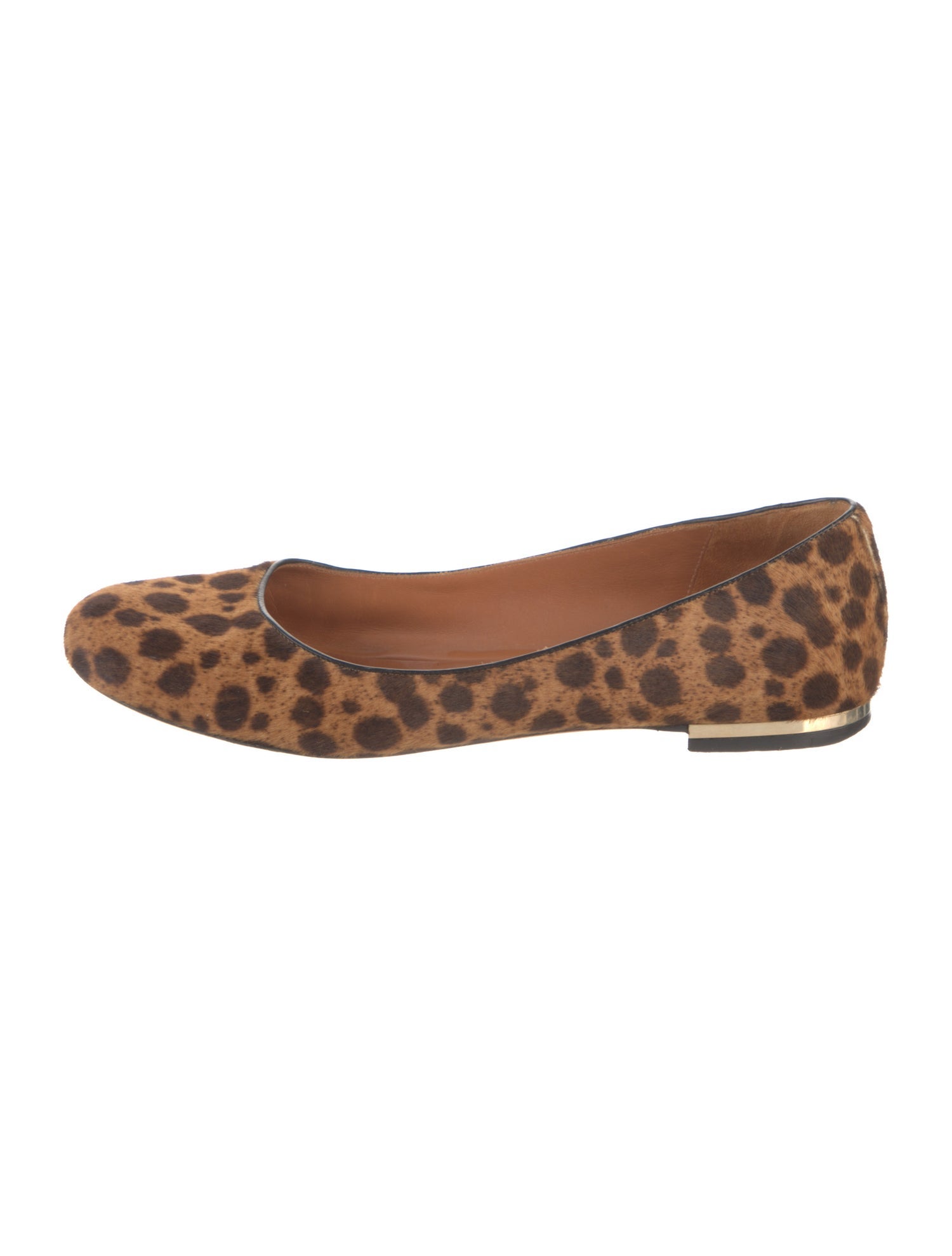 Givenchy Ponyhair Animal Print Flats