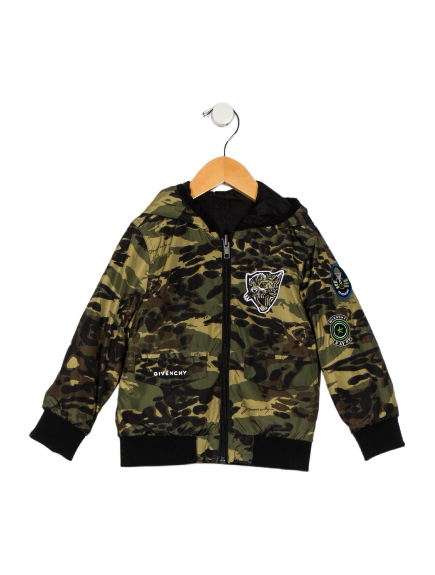 Givenchy toddler boys' green and black jacket