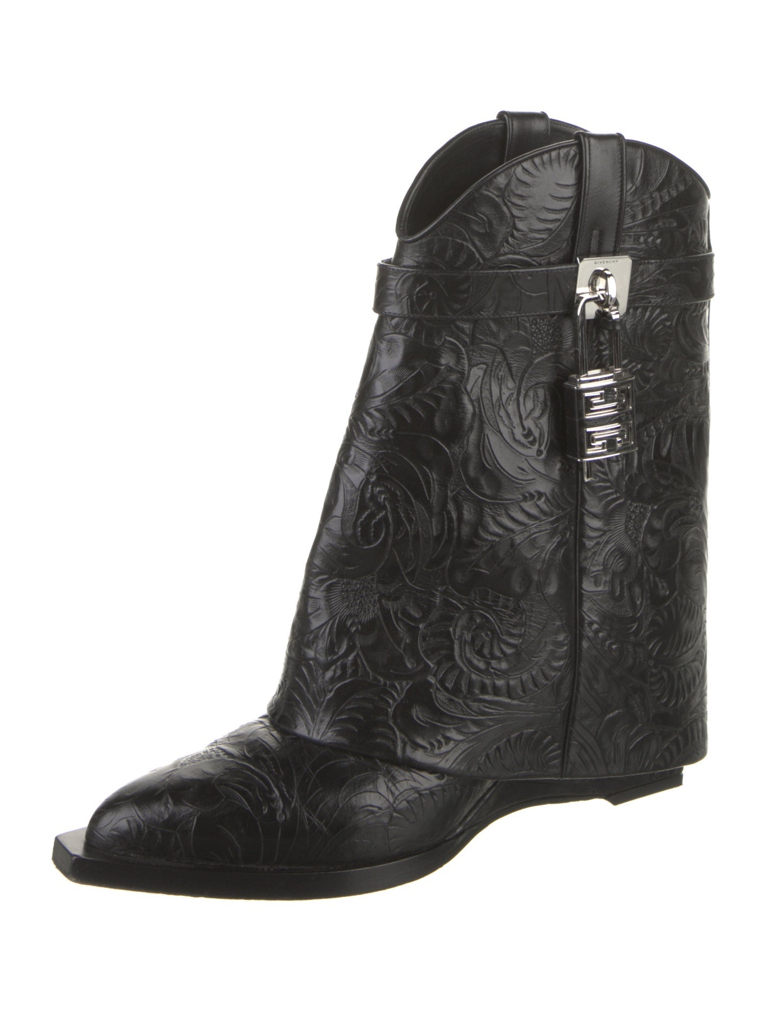 Givenchy Leather Western Boots