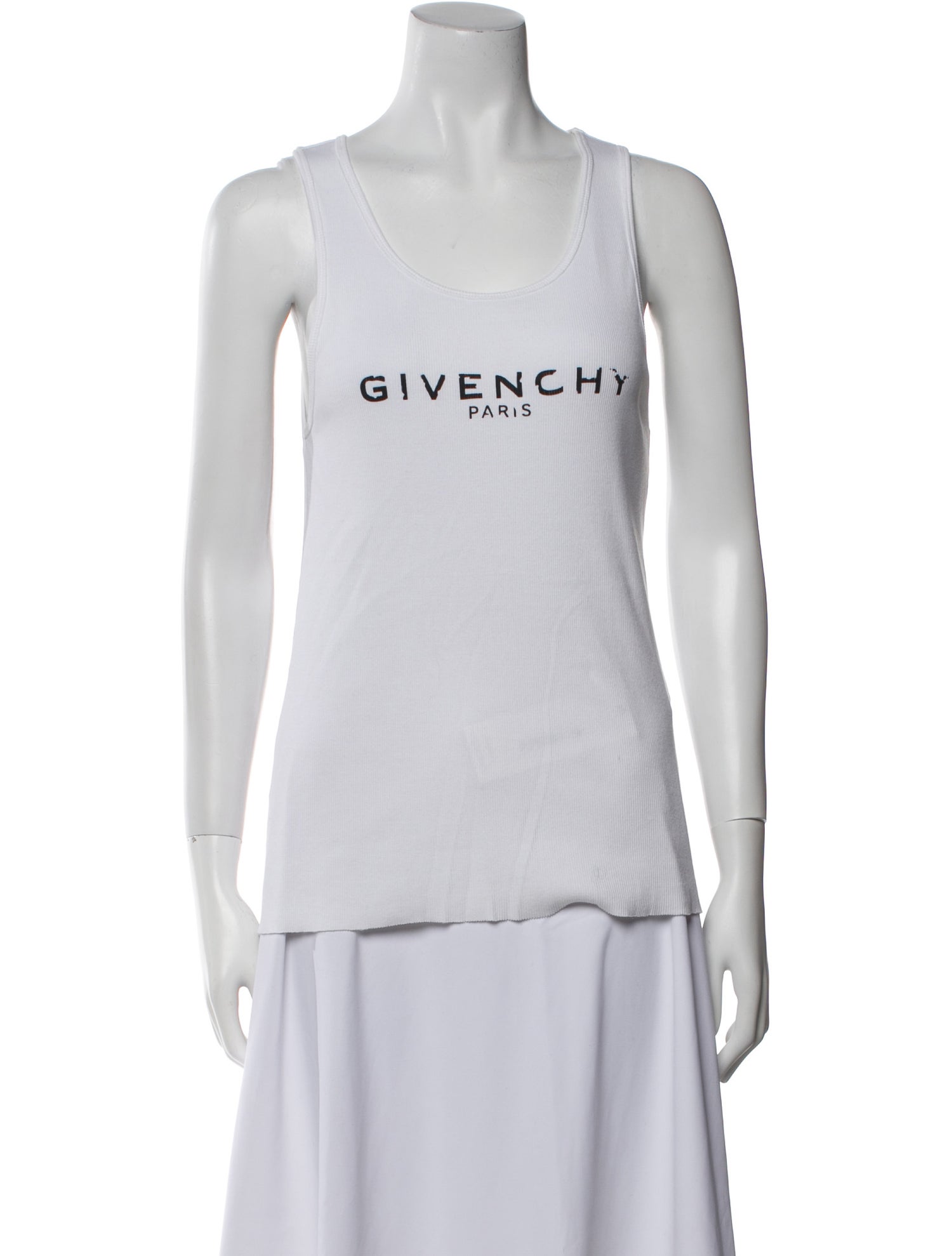 Givenchy Graphic Print Scoop Neck Top