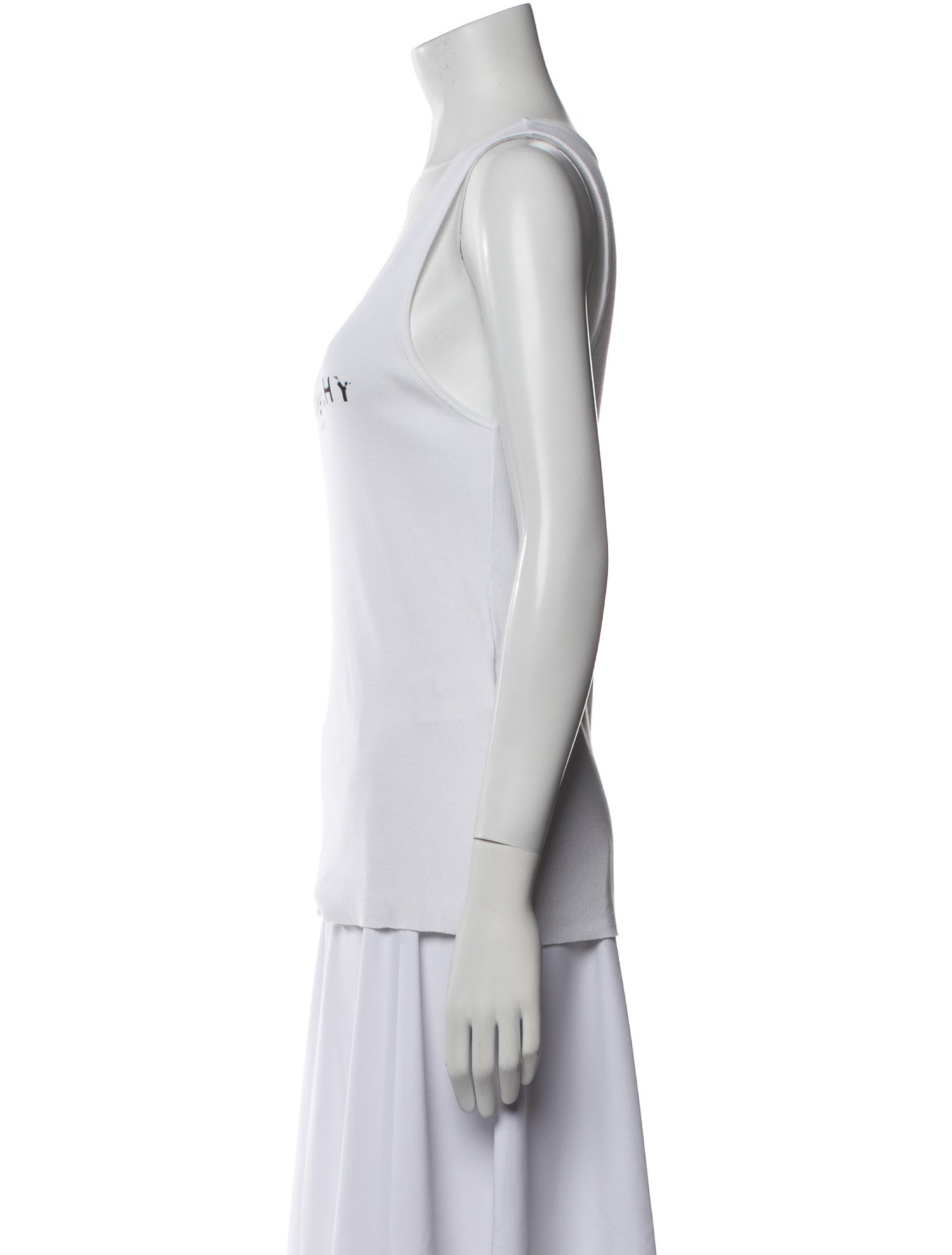 Givenchy Graphic Print Scoop Neck Top