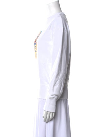 Givenchy Graphic Print Crew Neck Sweatshirt