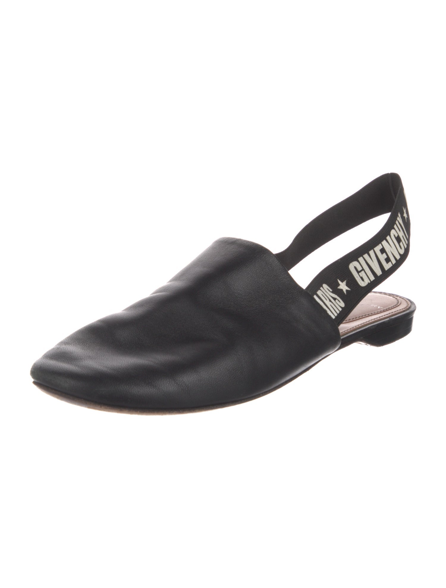Givenchy Leather Slingback Flats