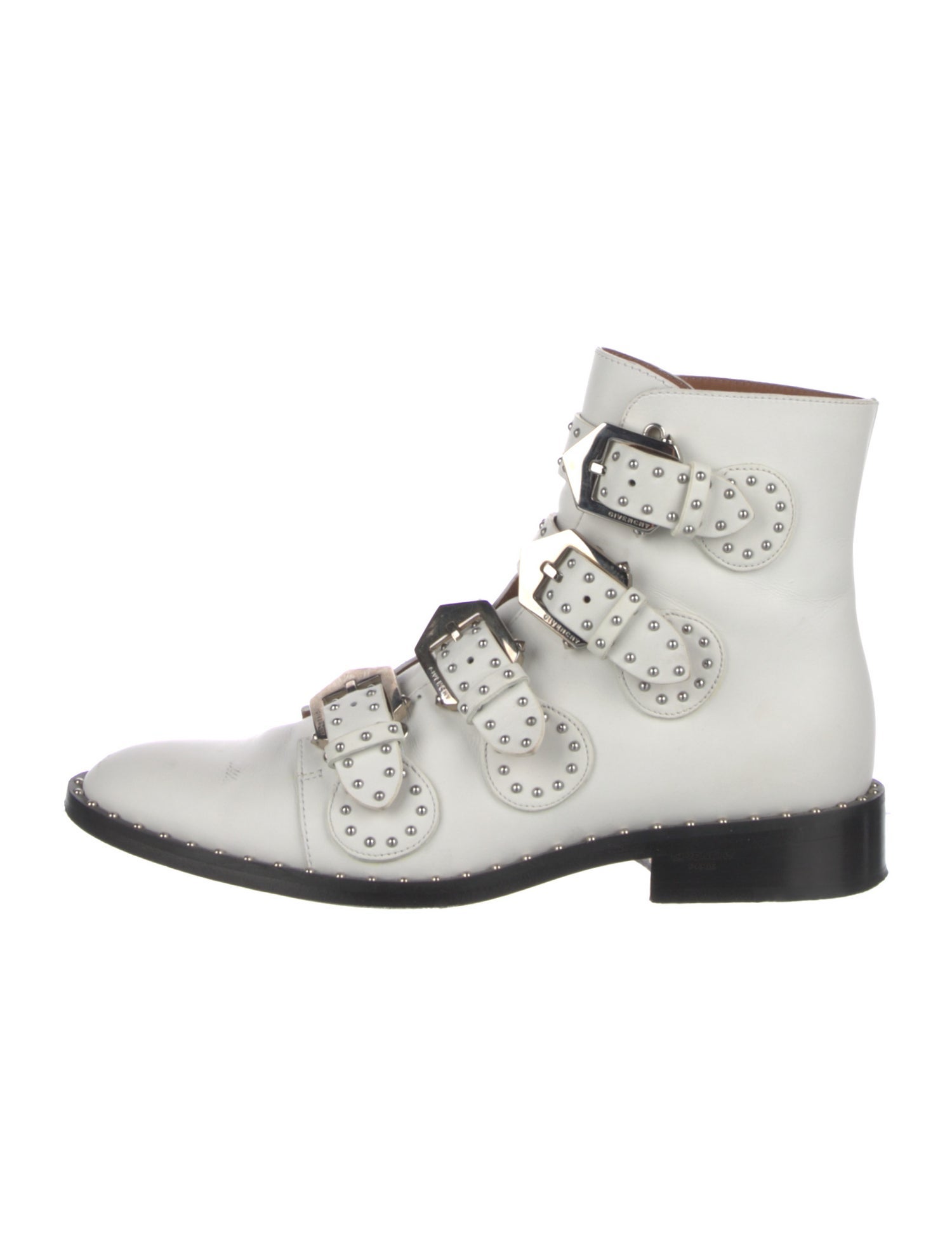 Givenchy Leather Studded Accents Boots