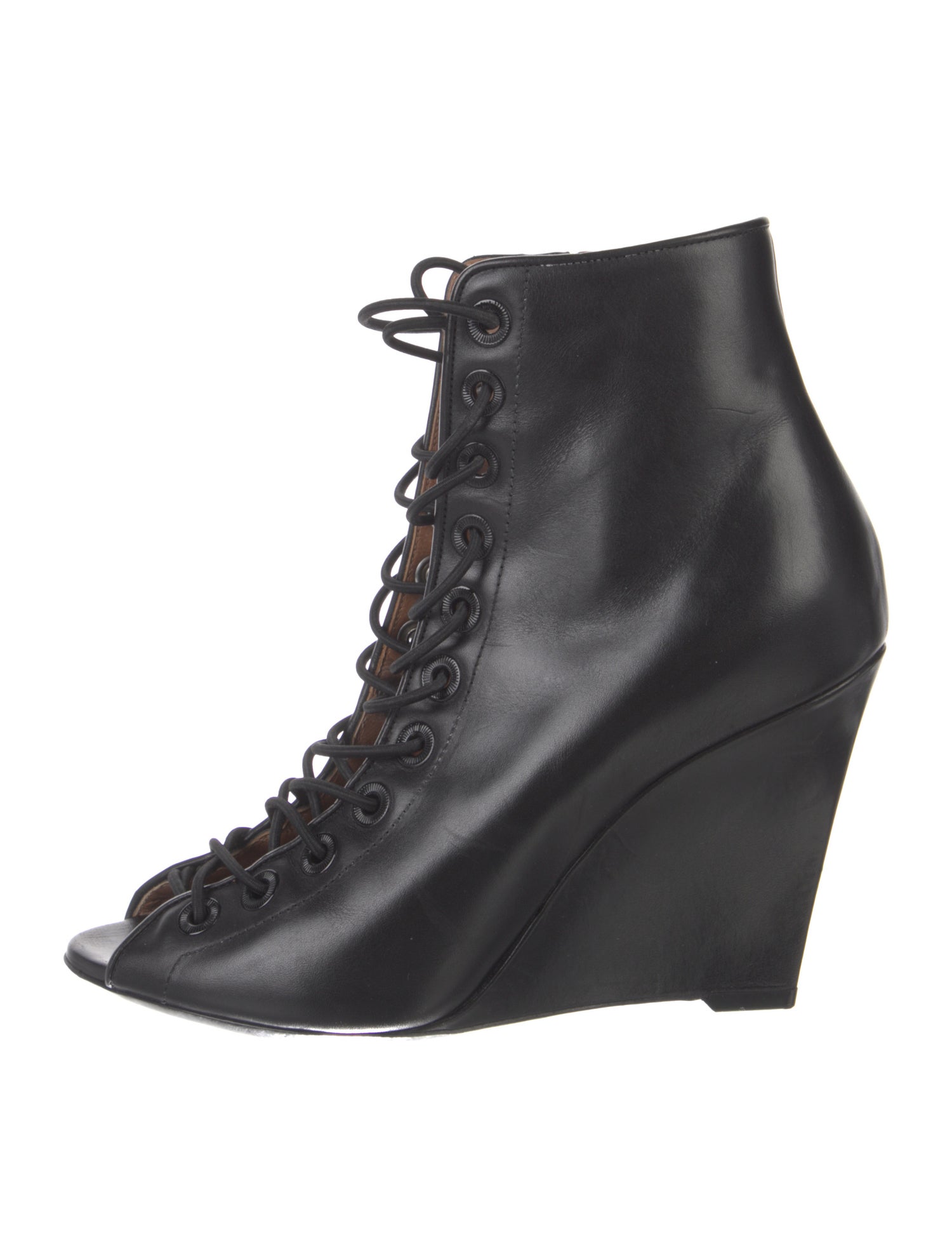 Givenchy Leather Cutout Accent Pumps