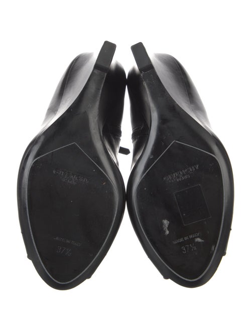 Givenchy Leather Cutout Accent Pumps