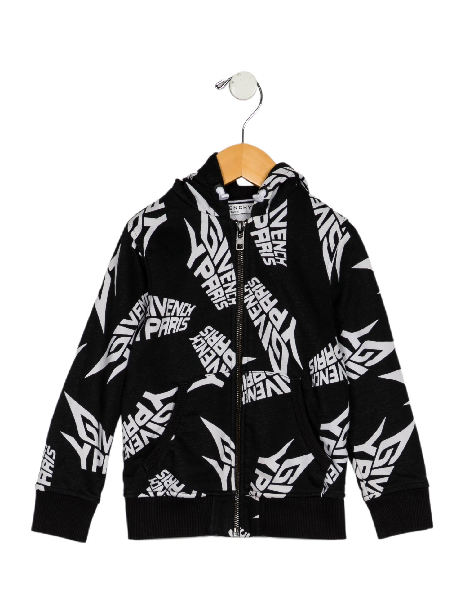 Givenchy Boy's hooded zip jacket