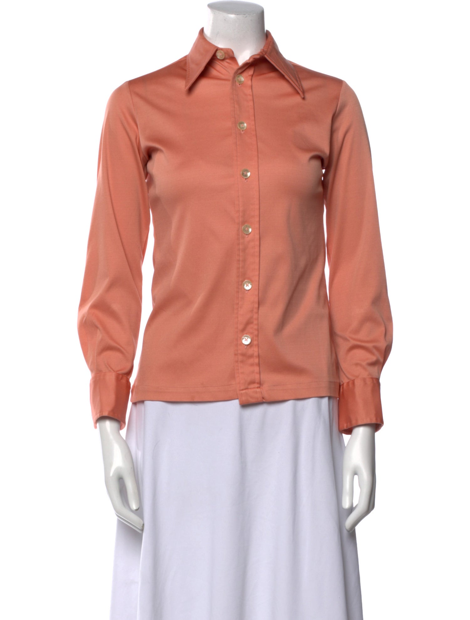 Givenchy Vintage 1970's Button-Up Top