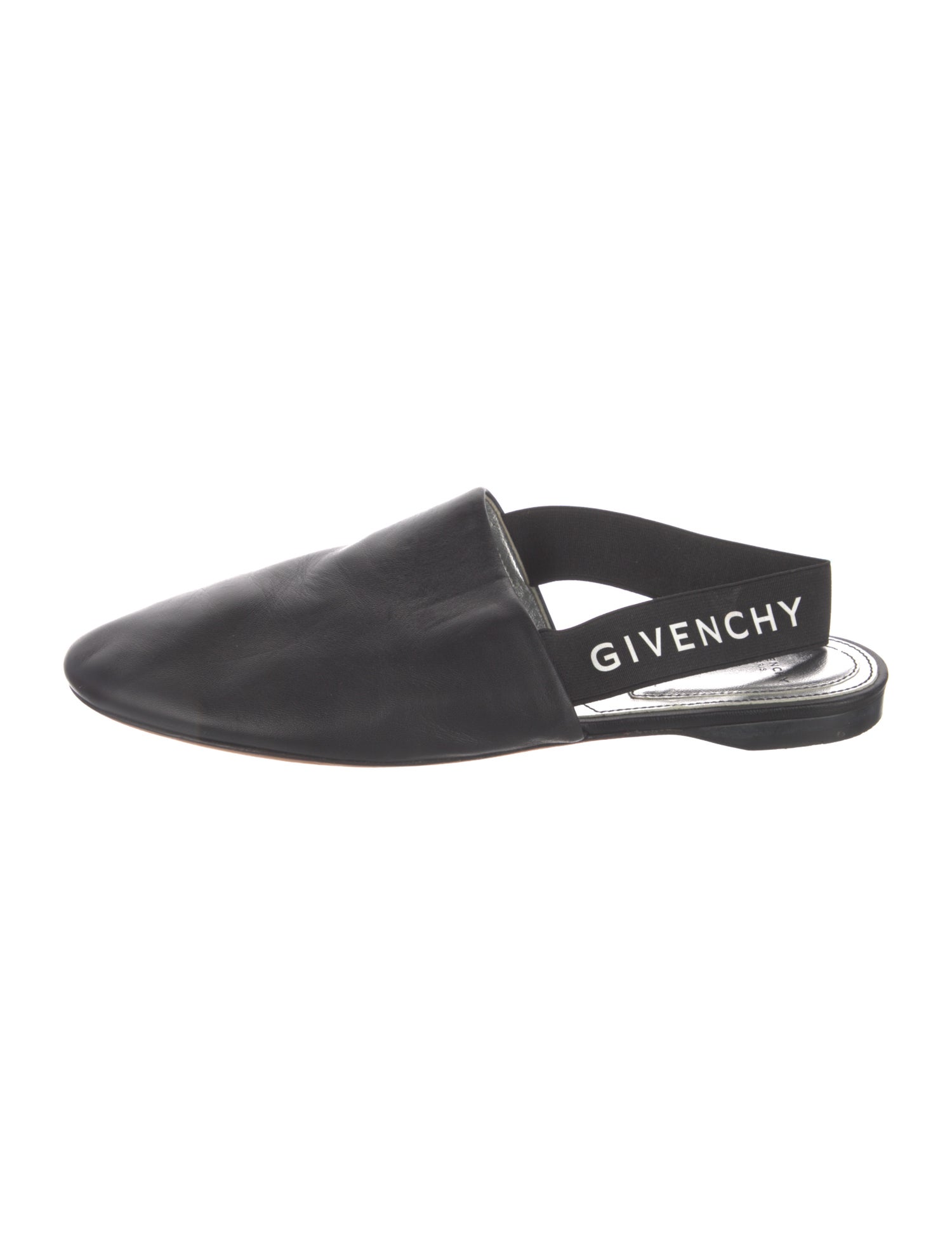 Givenchy Leather Slingback Flats