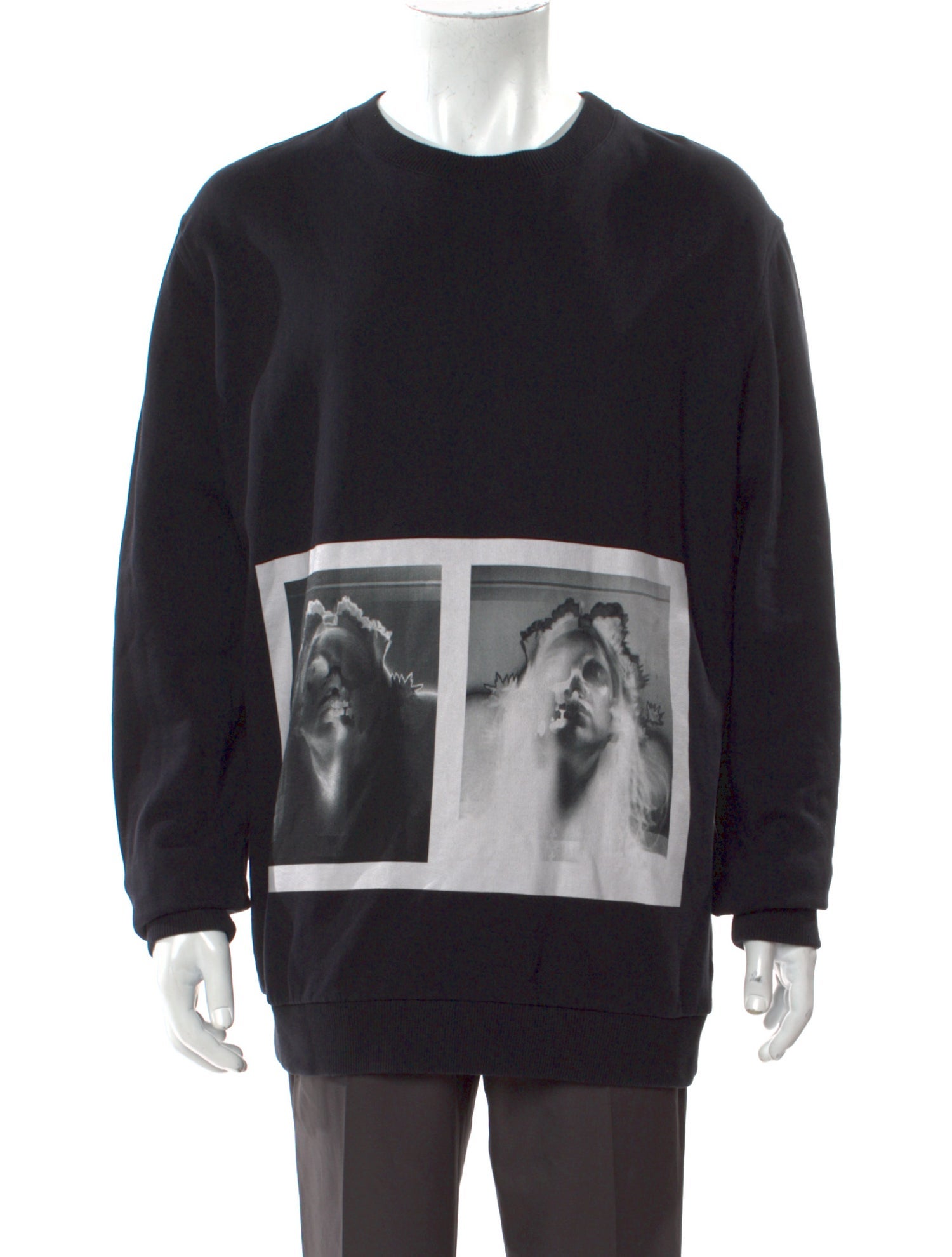 Givenchy Graphic Print Crew Neck Sweatshirt