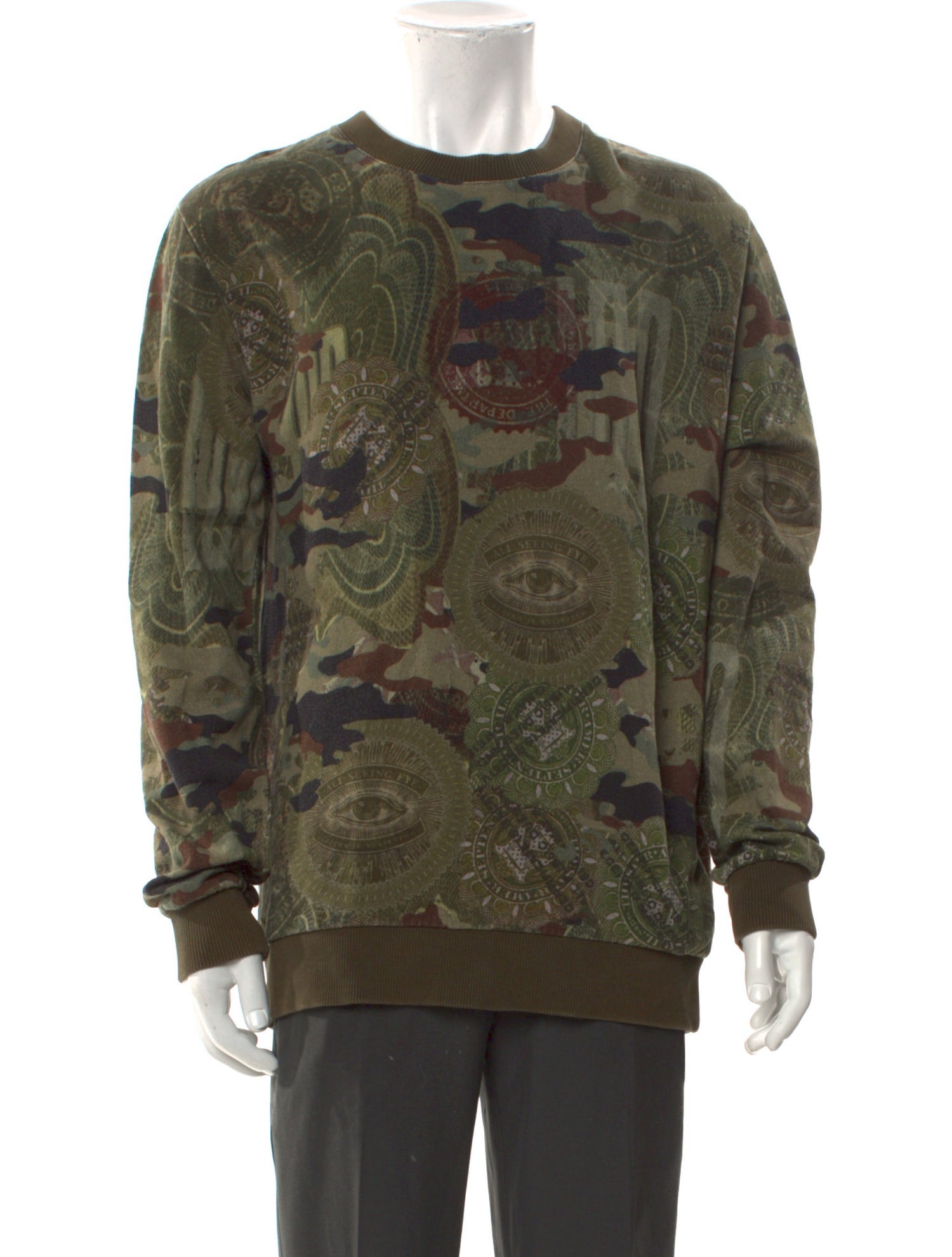 Givenchy Printed Crew Neck Pullover