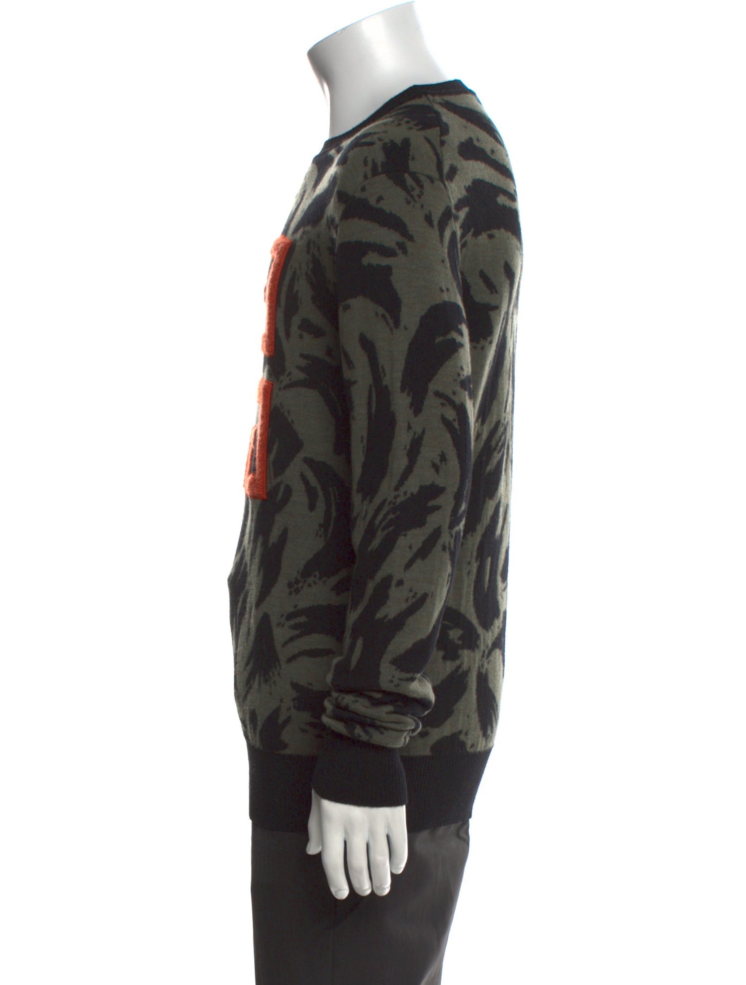 Givenchy Wool Graphic Print Pullover