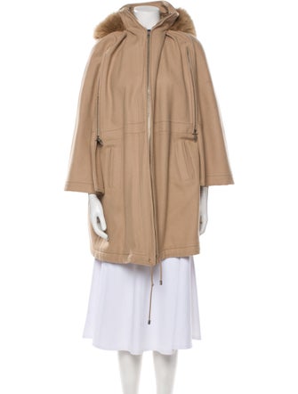 Givenchy Wool Fur Coat