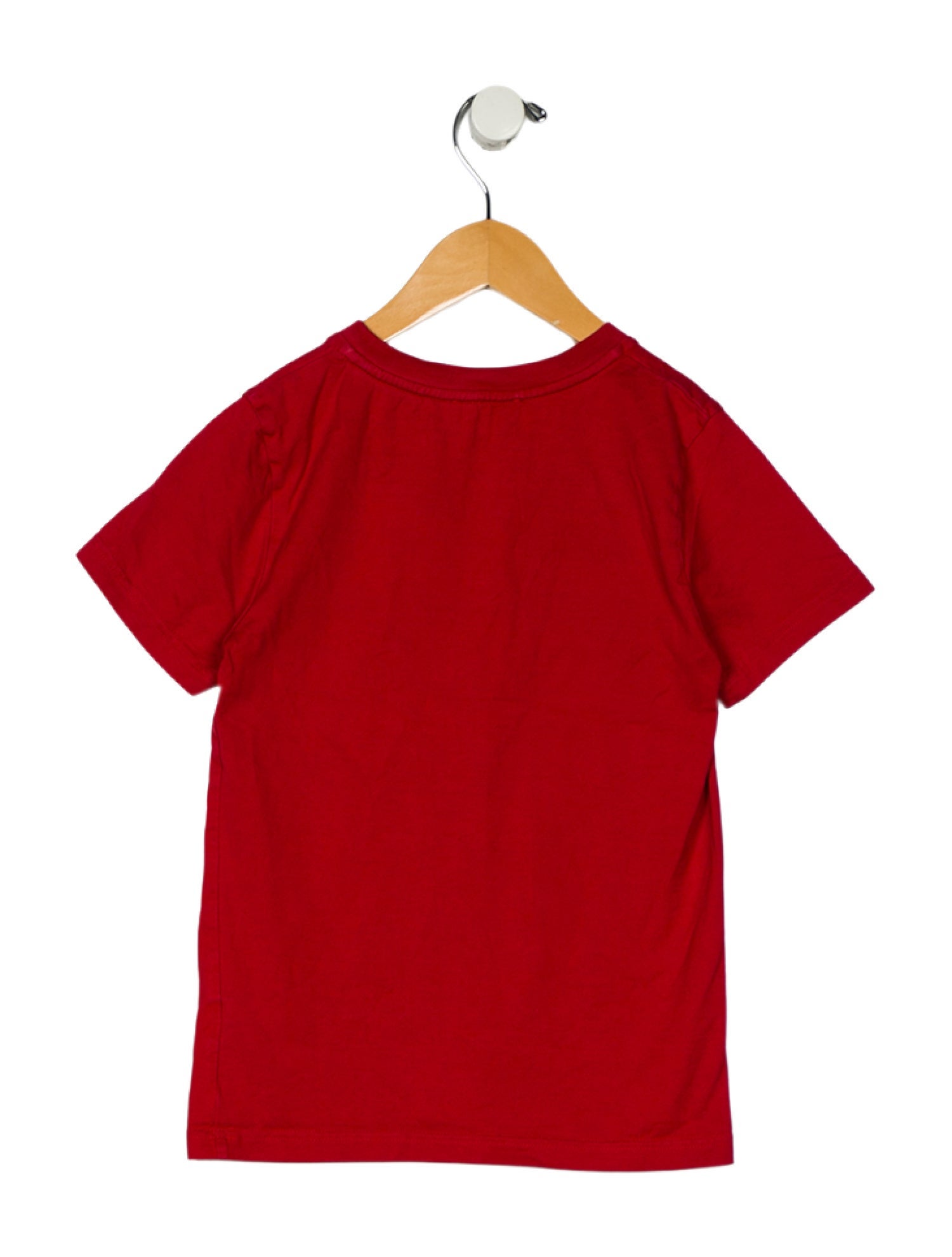 Givenchy kid boys; red and white t-shirt