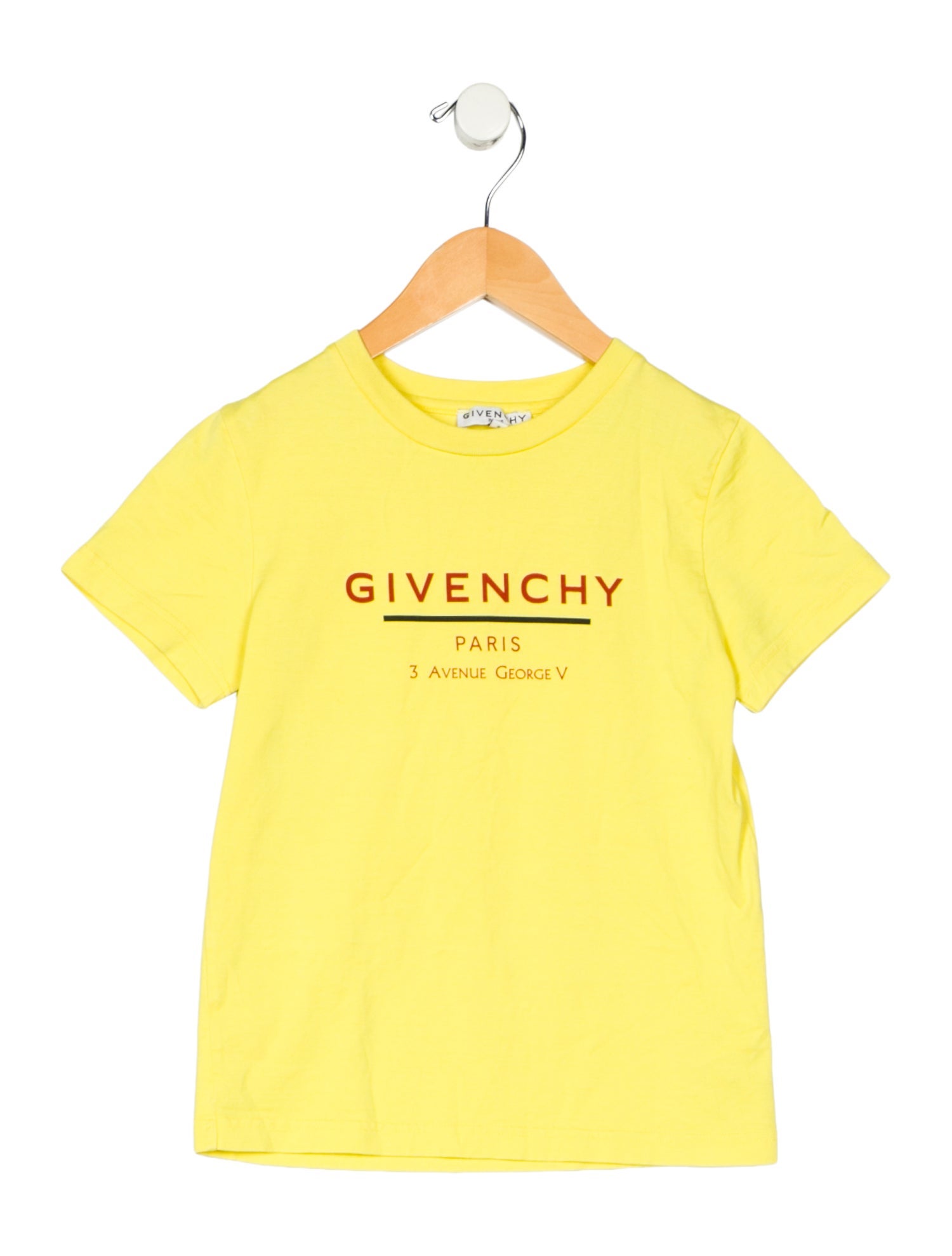 Givenchy kid boys' yellow and red t-shirt