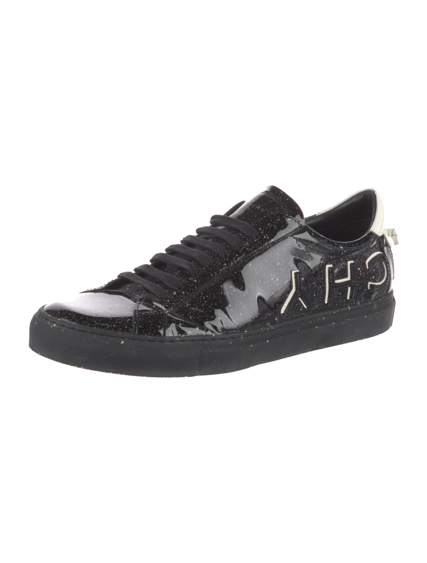 Givenchy Patent Leather Printed Sneakers