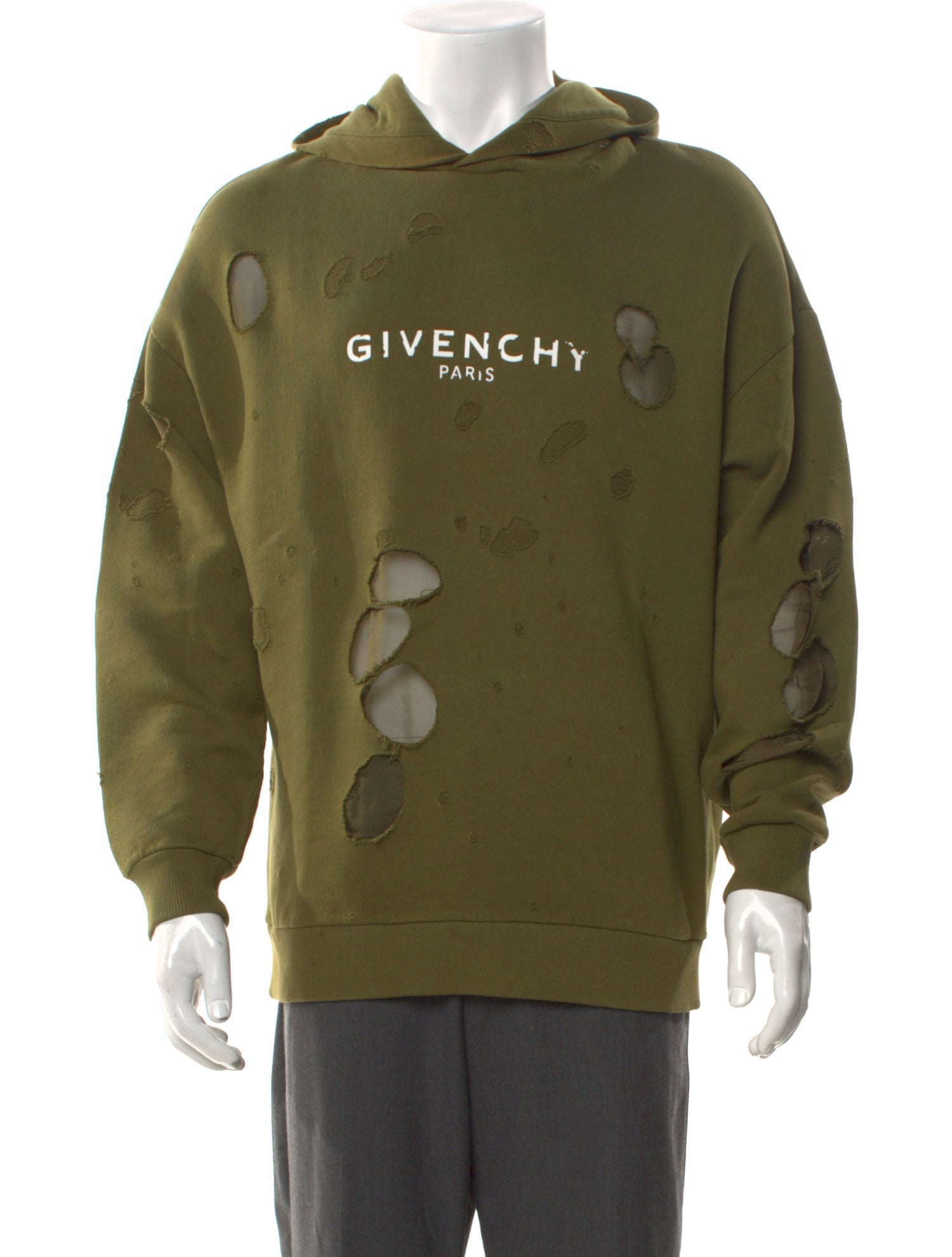 Givenchy Graphic Print Crew Neck Hoodie
