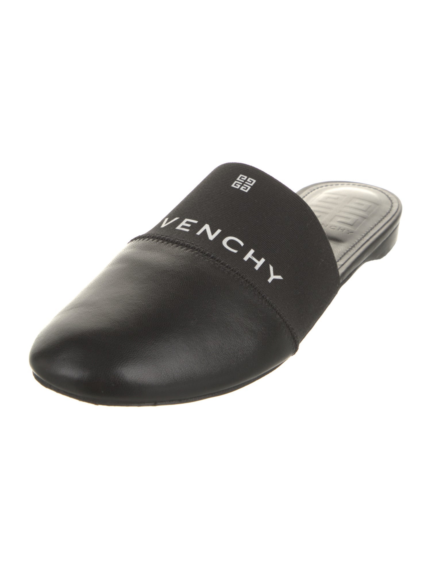 Givenchy Leather Printed Mules