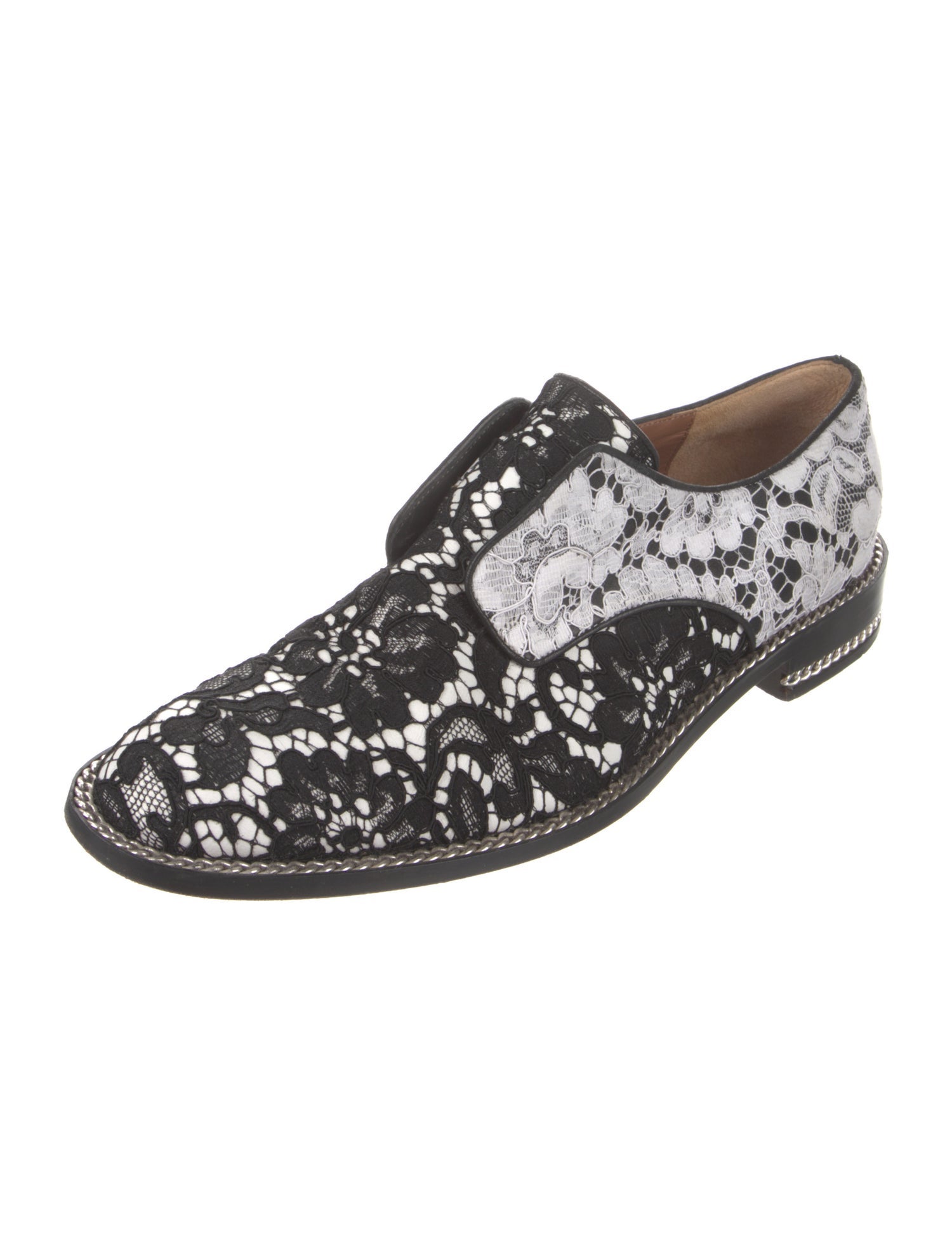 Givenchy Lace Lace Pattern Oxfords