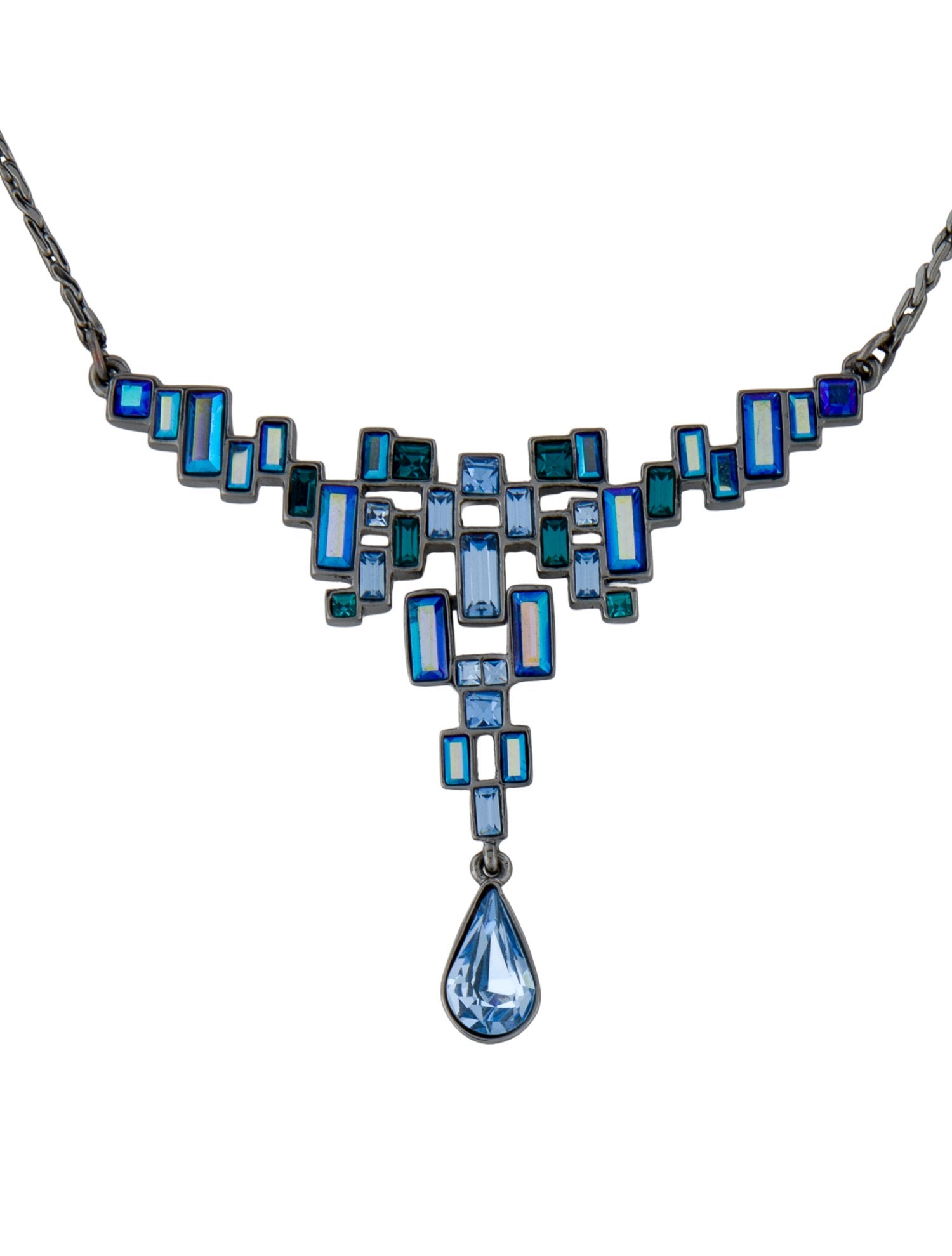 Givenchy Crystal Pendant Necklace