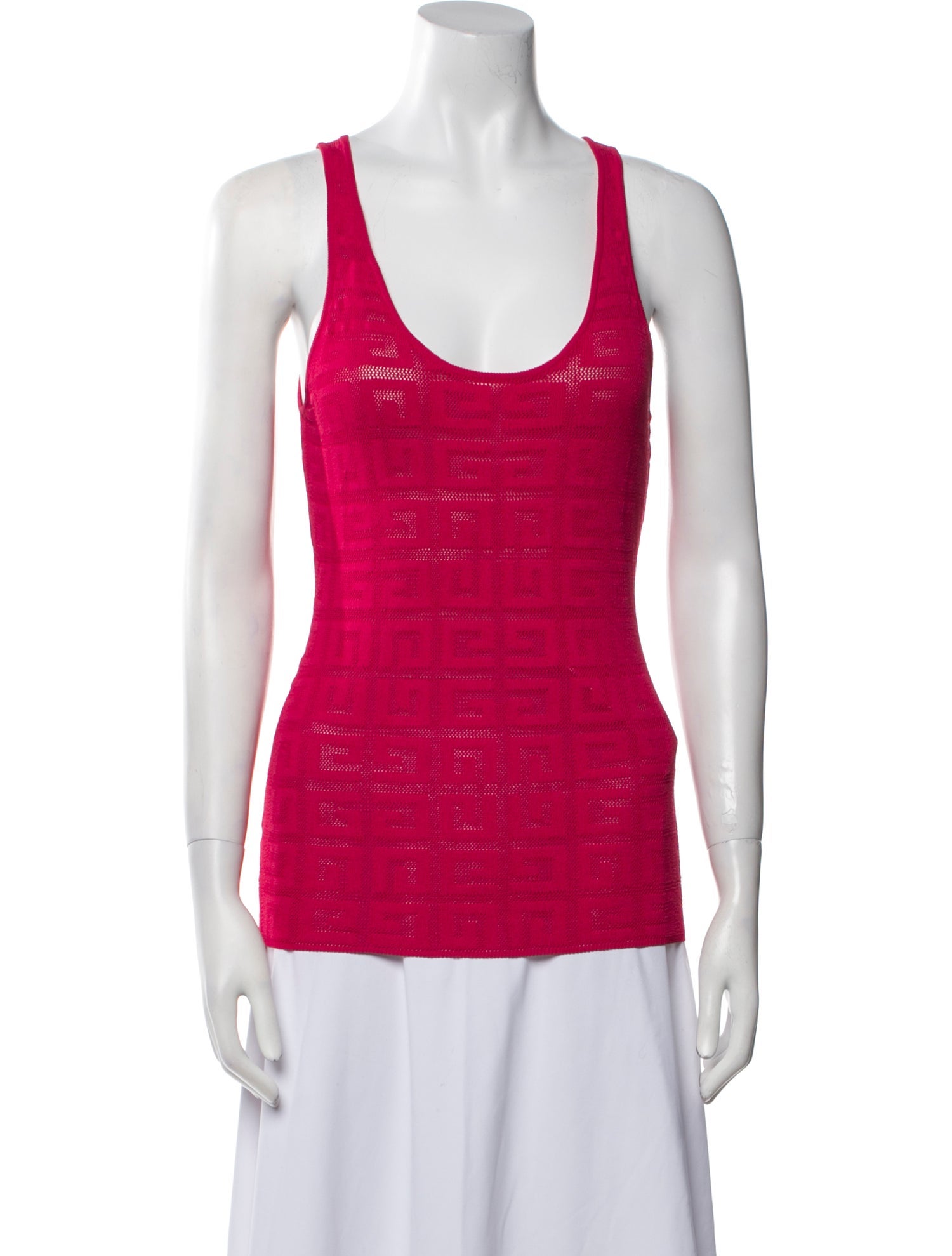 Givenchy Scoop Neck Sleeveless Top