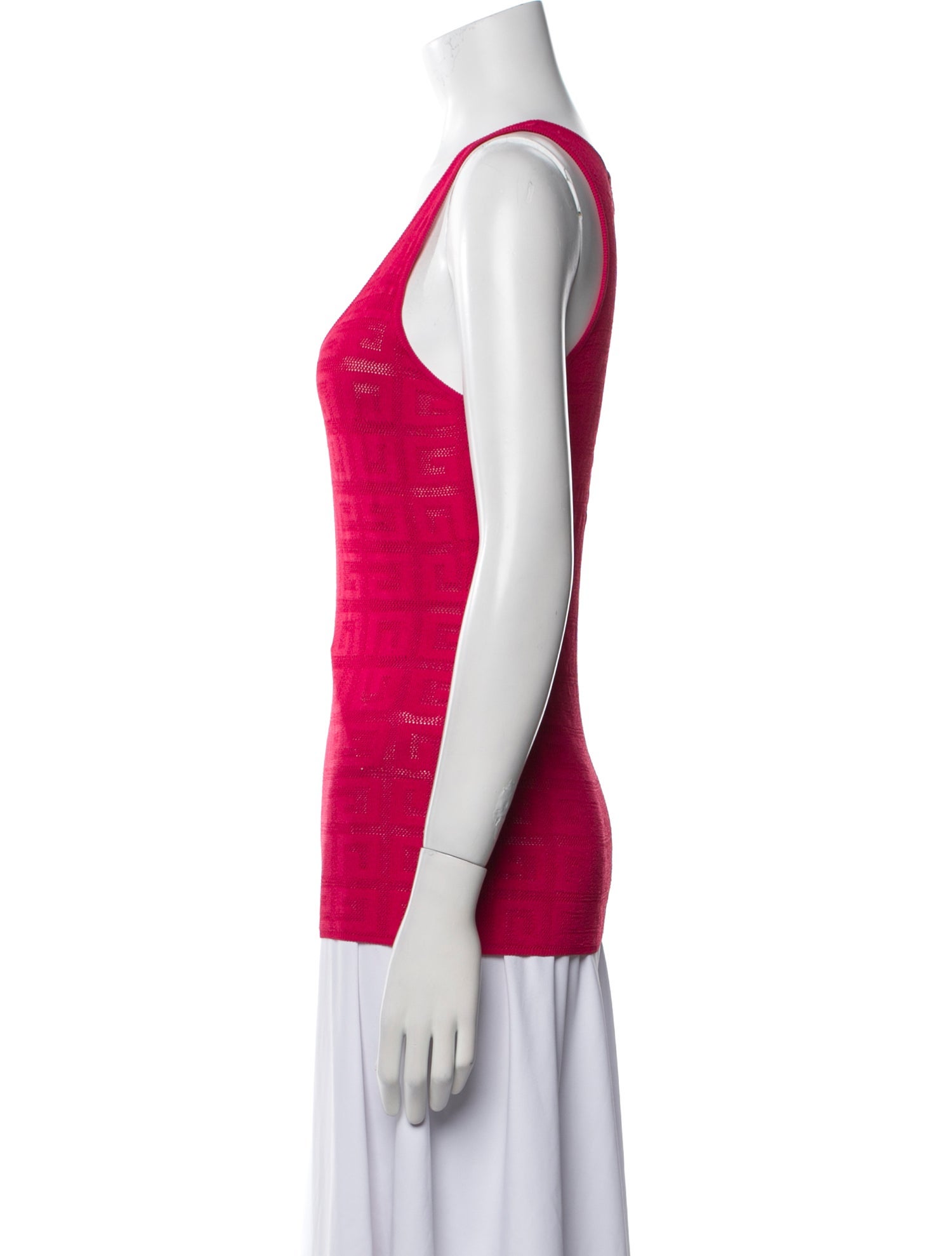 Givenchy Scoop Neck Sleeveless Top