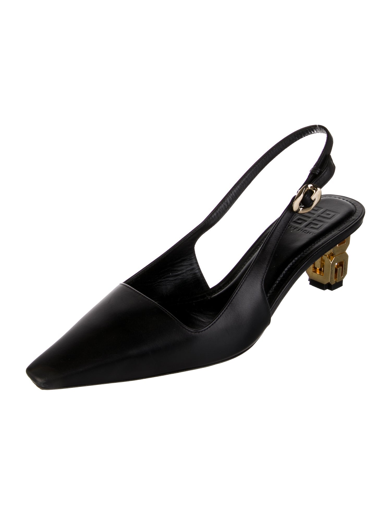 Givenchy Leather Slingback Pumps