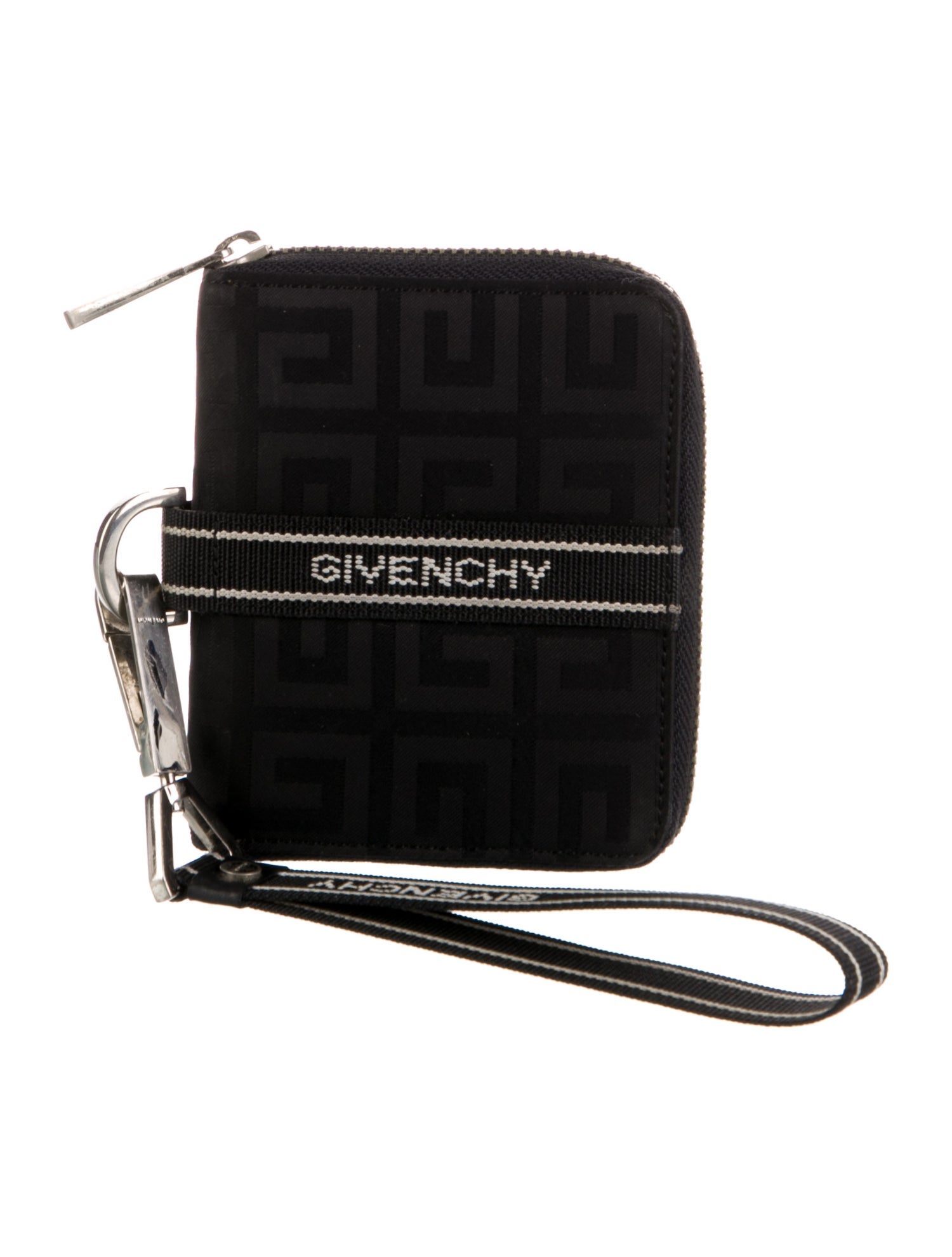 Givenchy Canvas Graphic Print Wristlet