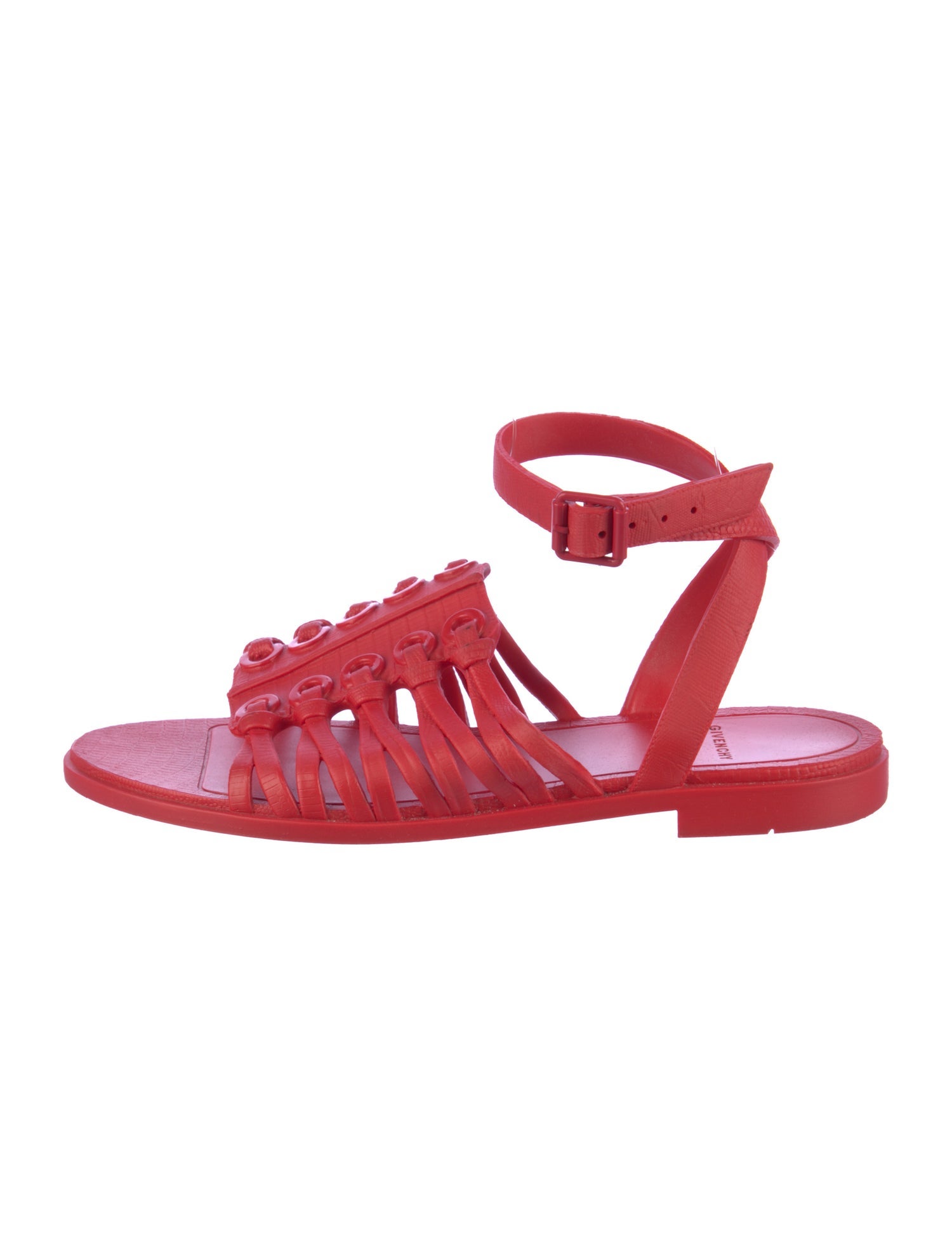 Givenchy Rubber Gladiator Sandals