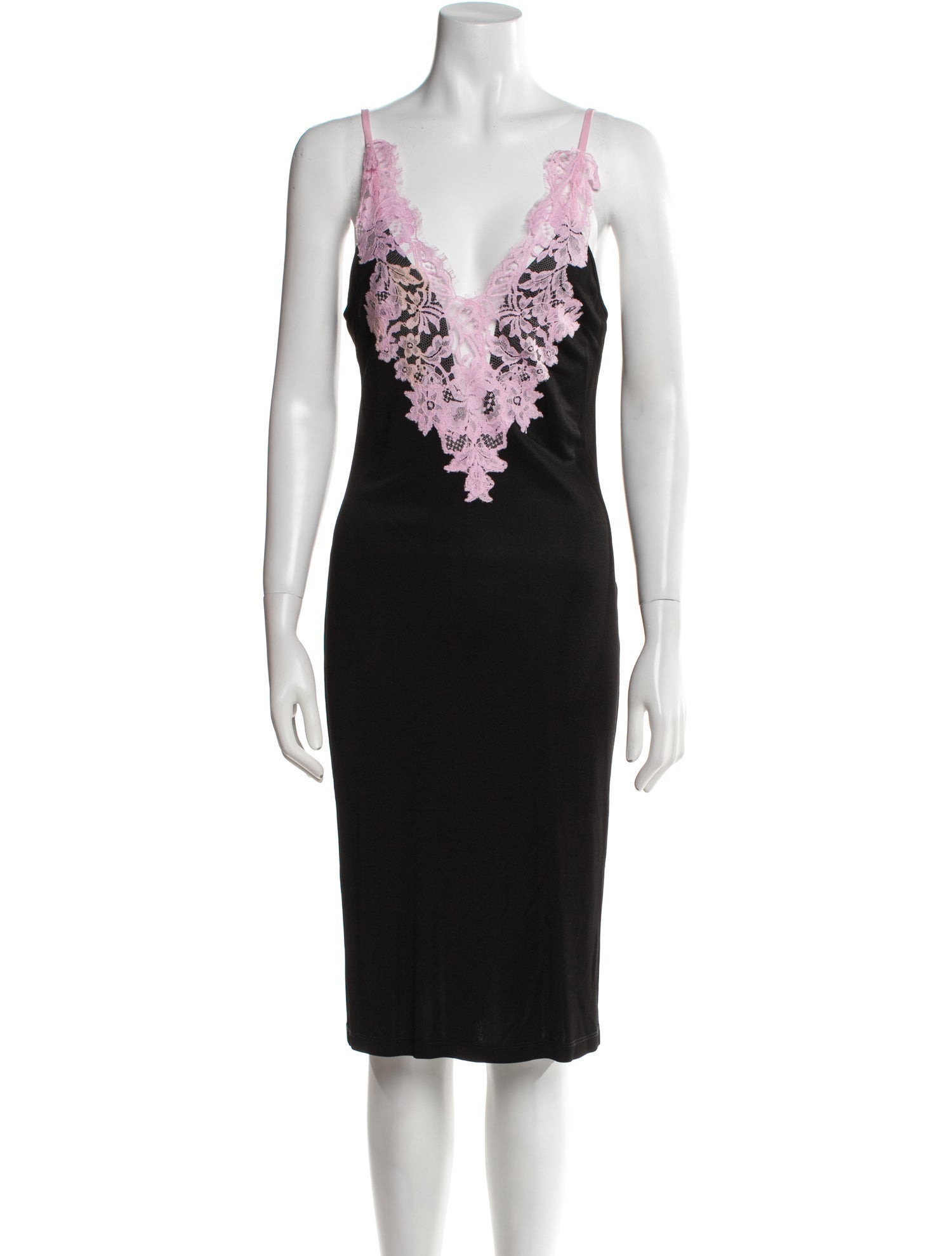 Givenchy Lace Pattern Midi Length Dress