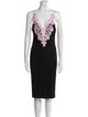 Givenchy Lace Pattern Midi Length Dress