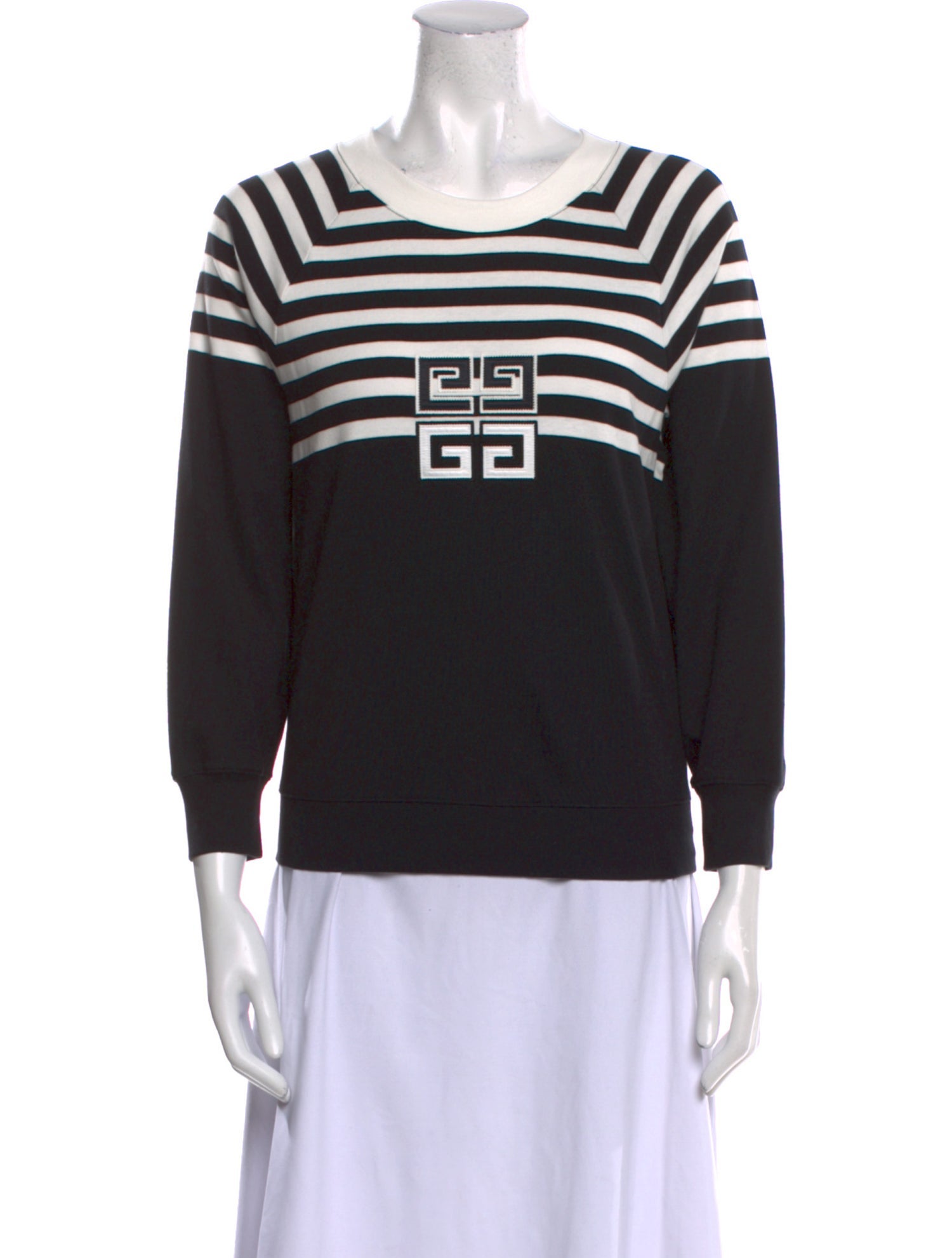 Givenchy Graphic Print Crew Neck Sweatshirt