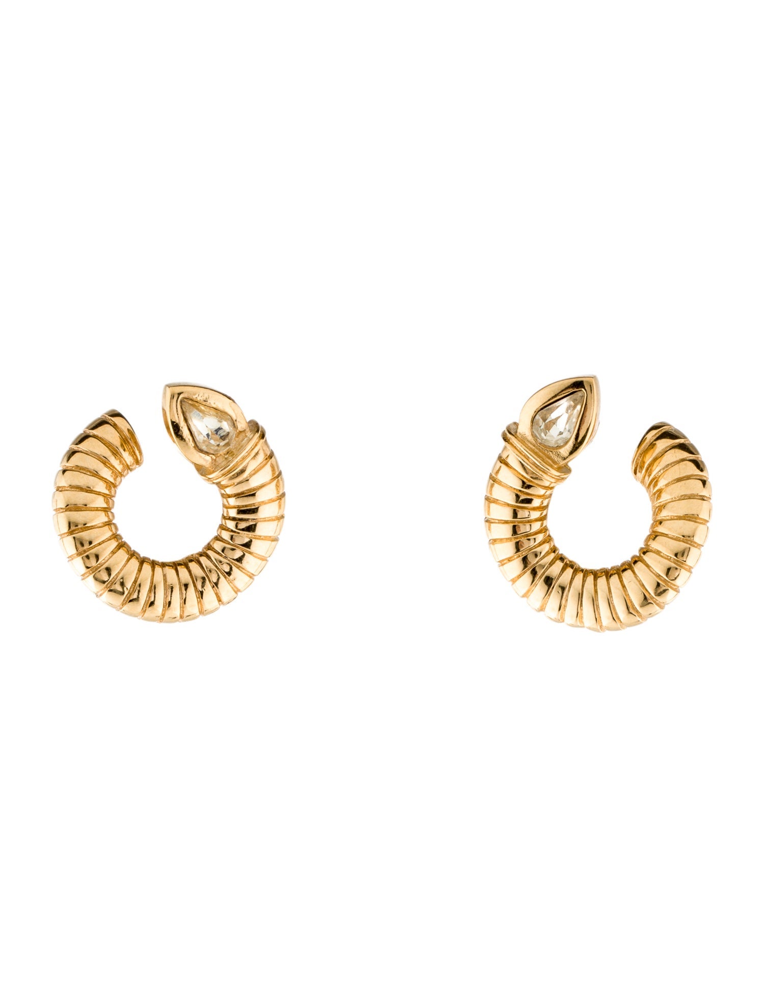 Givenchy Crystal Clip-On Earrings