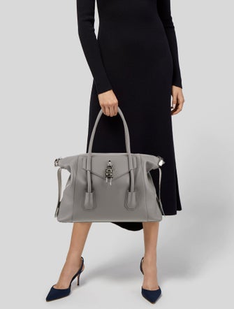 Givenchy Leather Soft Antigona Lock Medium