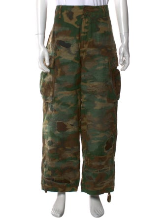 Givenchy Camouflage Print Cargo Pants
