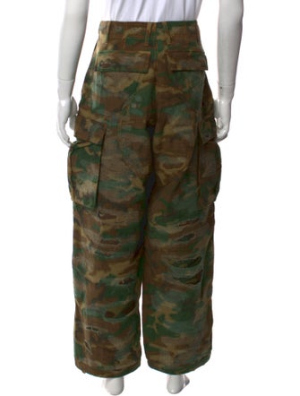 Givenchy Camouflage Print Cargo Pants