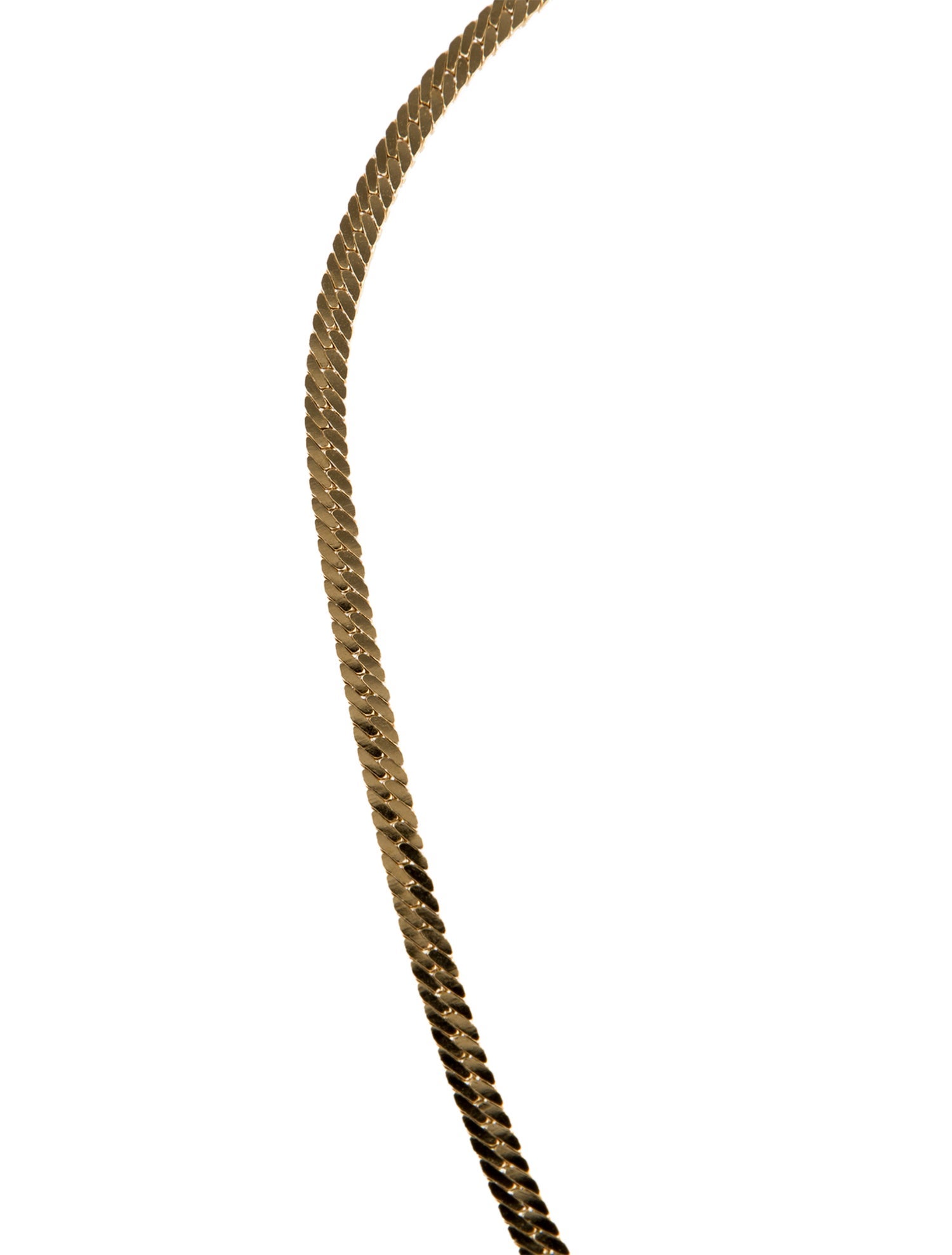 Givenchy Vintage Double G Flat Chain Necklace