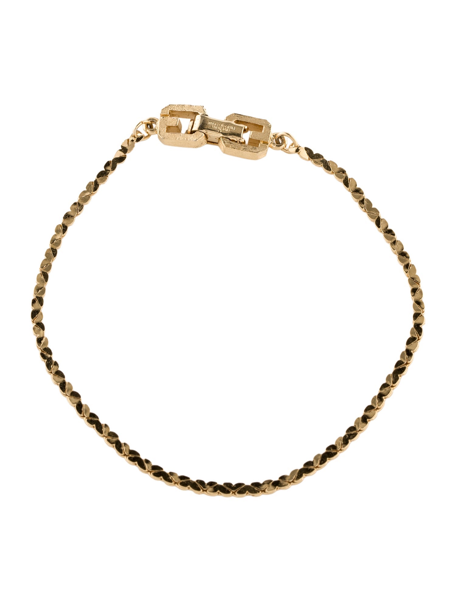 Givenchy Vintage GG Link Bracelet