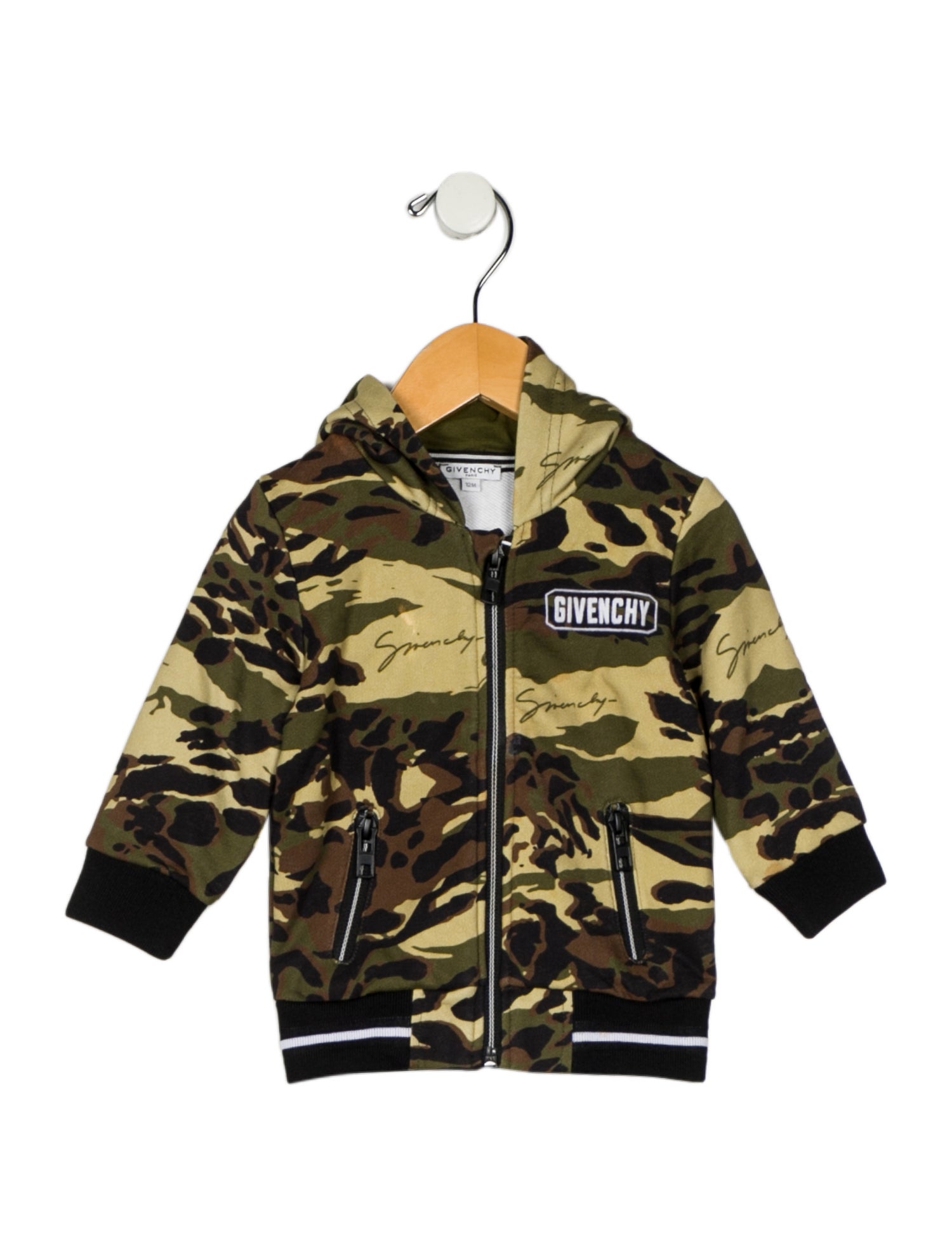 Givenchy Infant boys' printed zip up hoodie