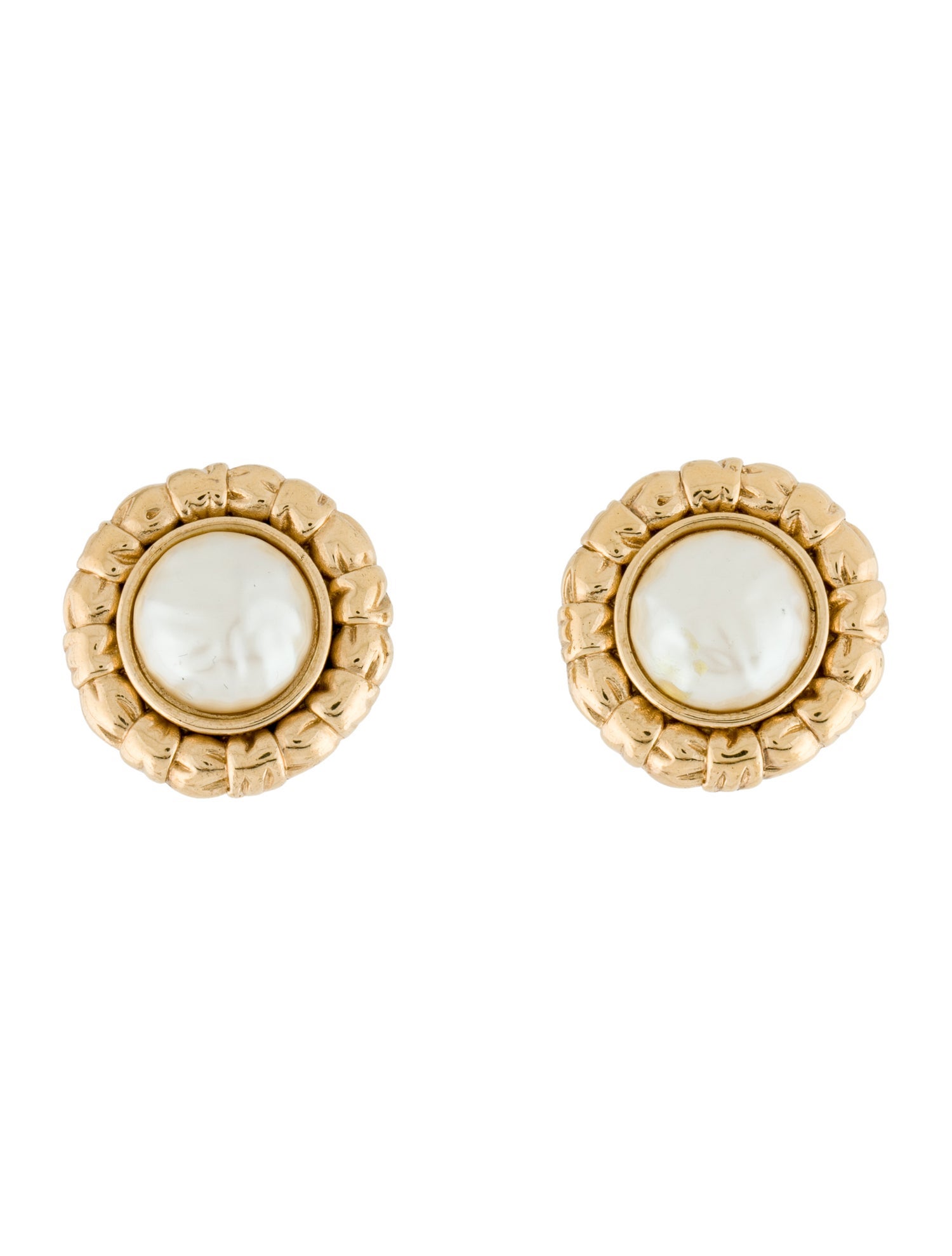 Givenchy Faux Pearl Clip On Earrings