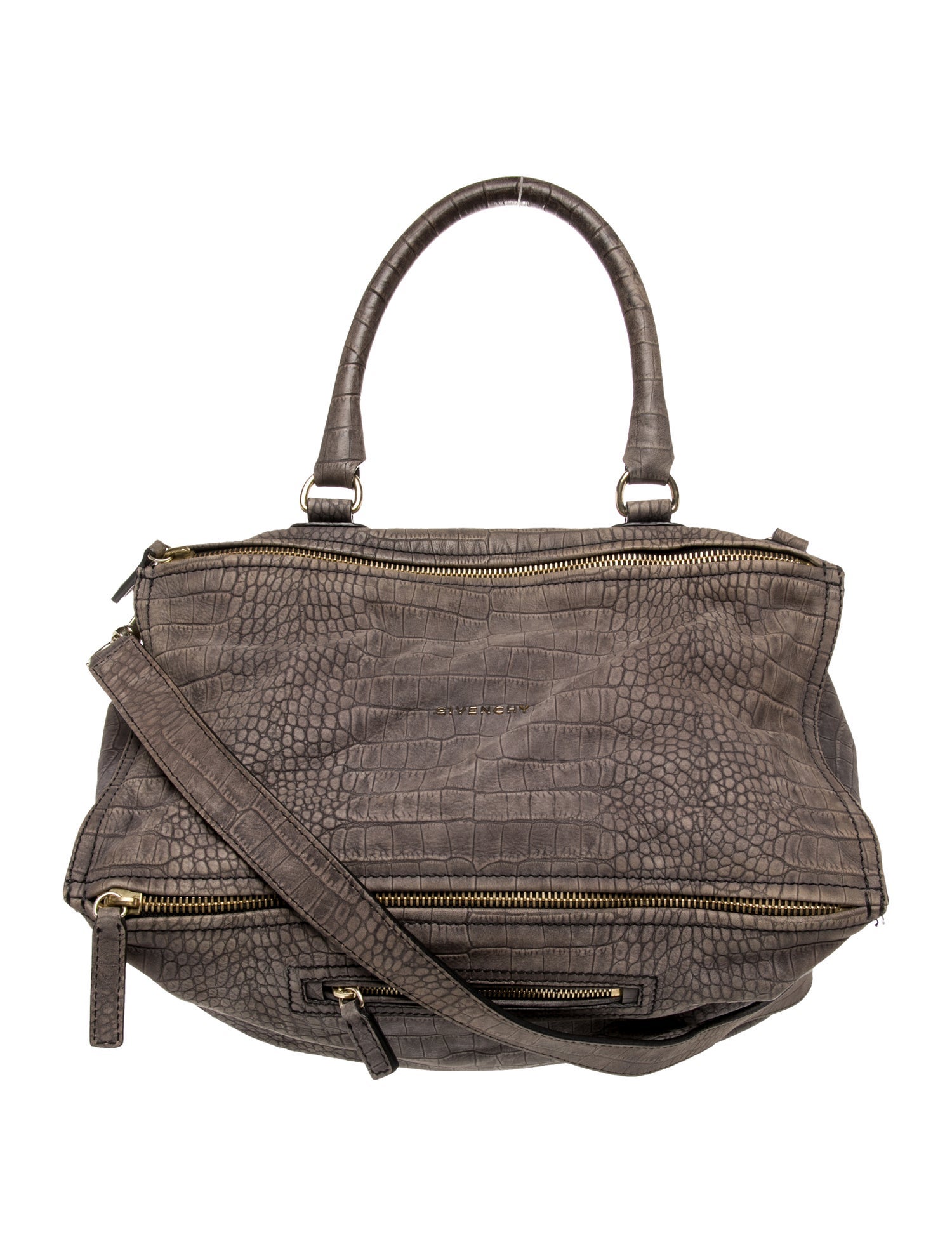 Givenchy Embossed Leather Top Handle Bag