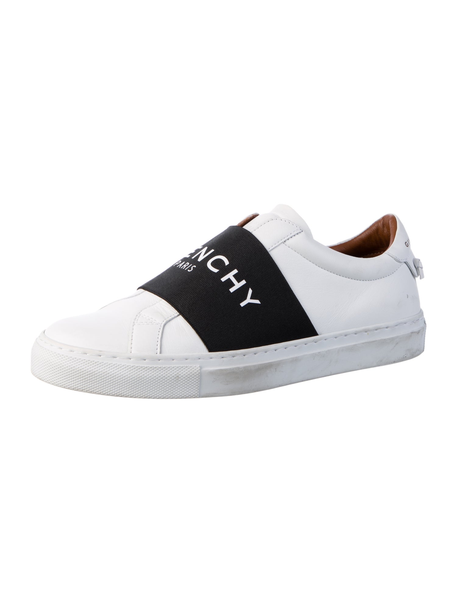 Givenchy Leather Colorblock Pattern Sneakers