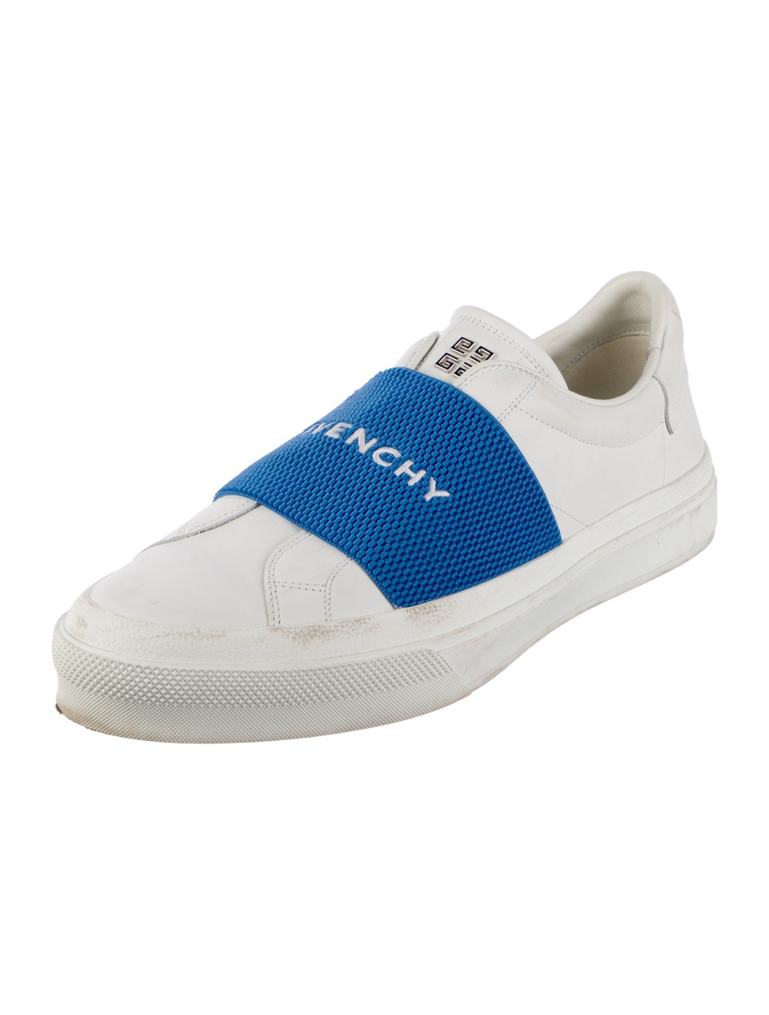 Givenchy Leather Colorblock Pattern Sneakers