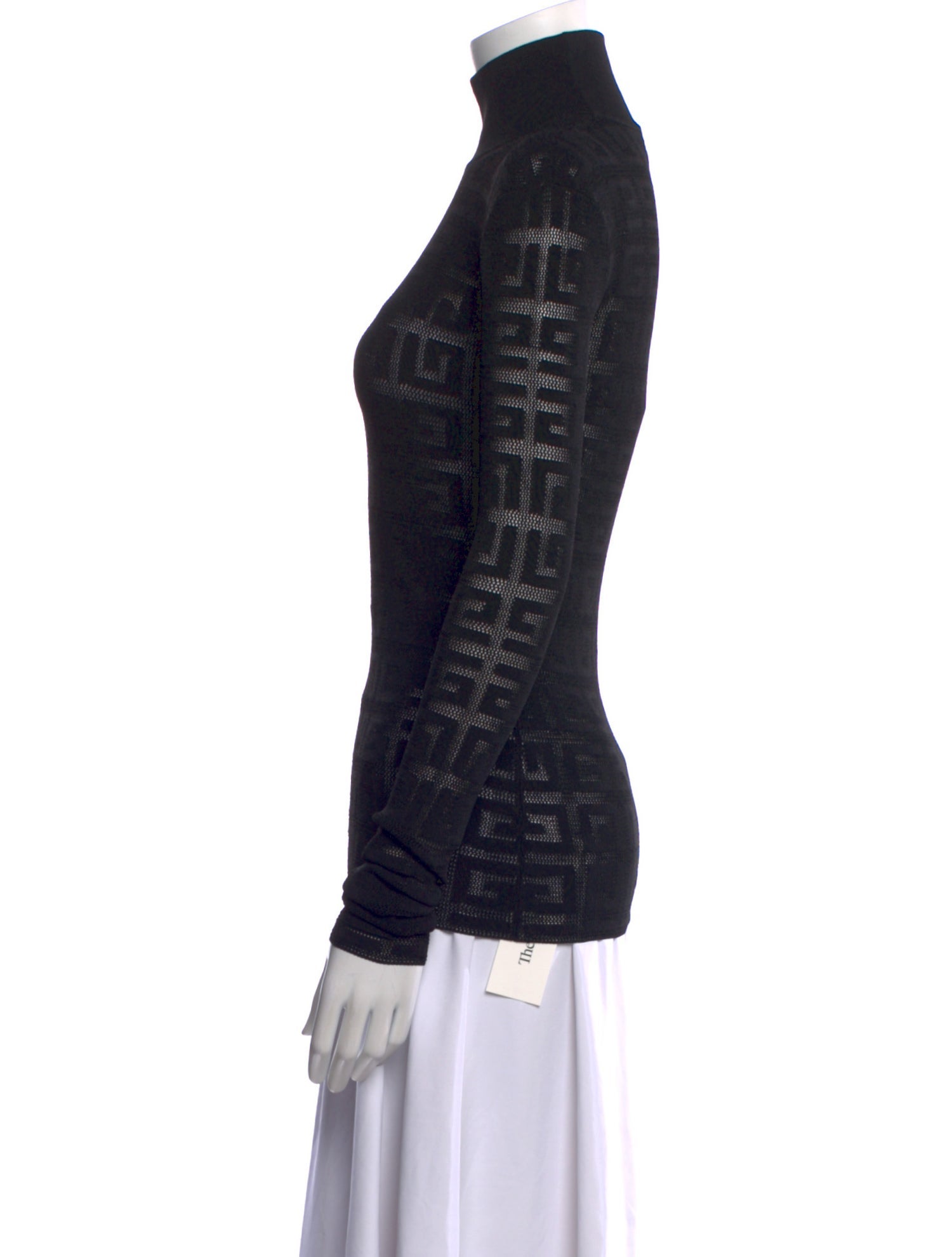 Givenchy Patterned Turtleneck Top